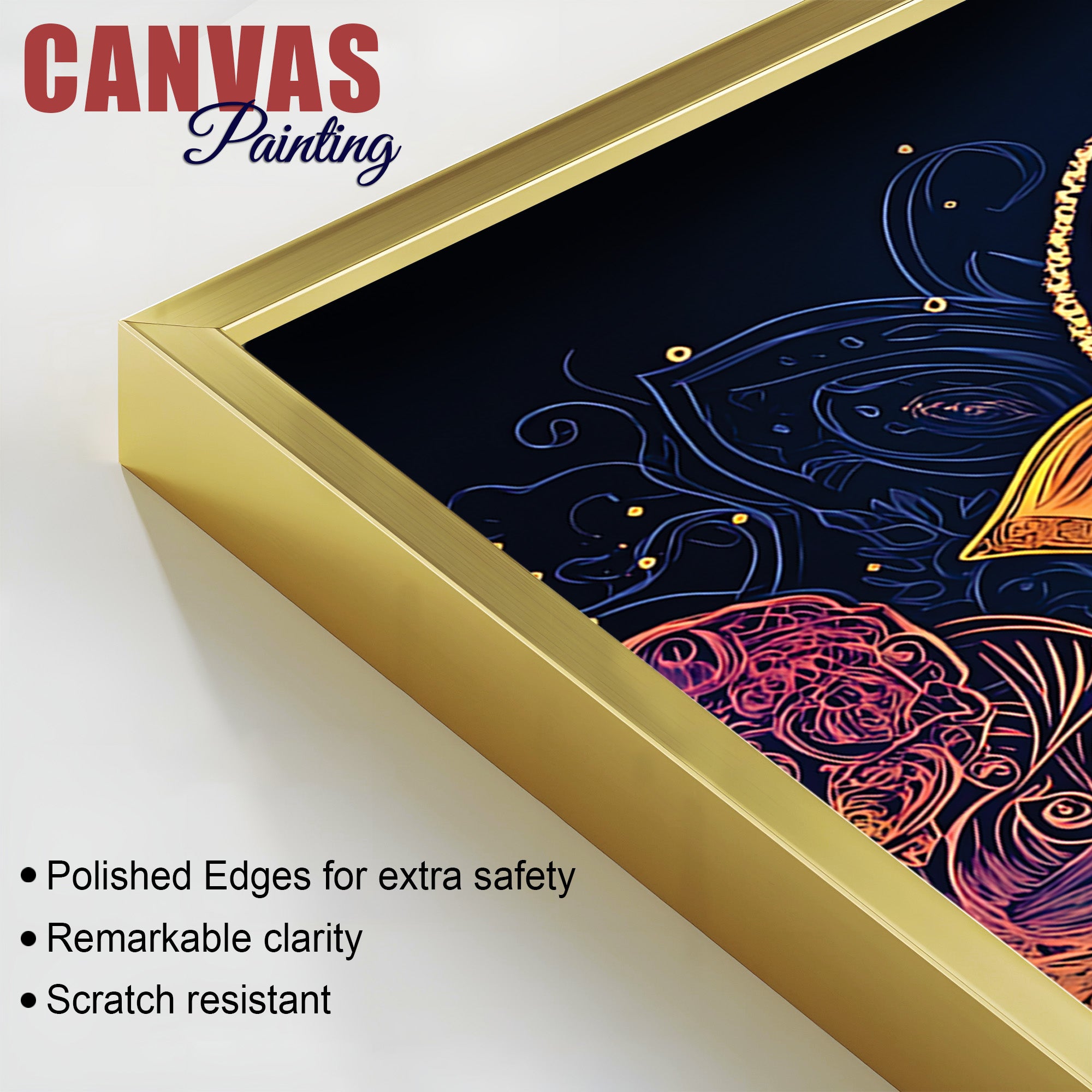 Traditional Ganesh Ji Wall Painting