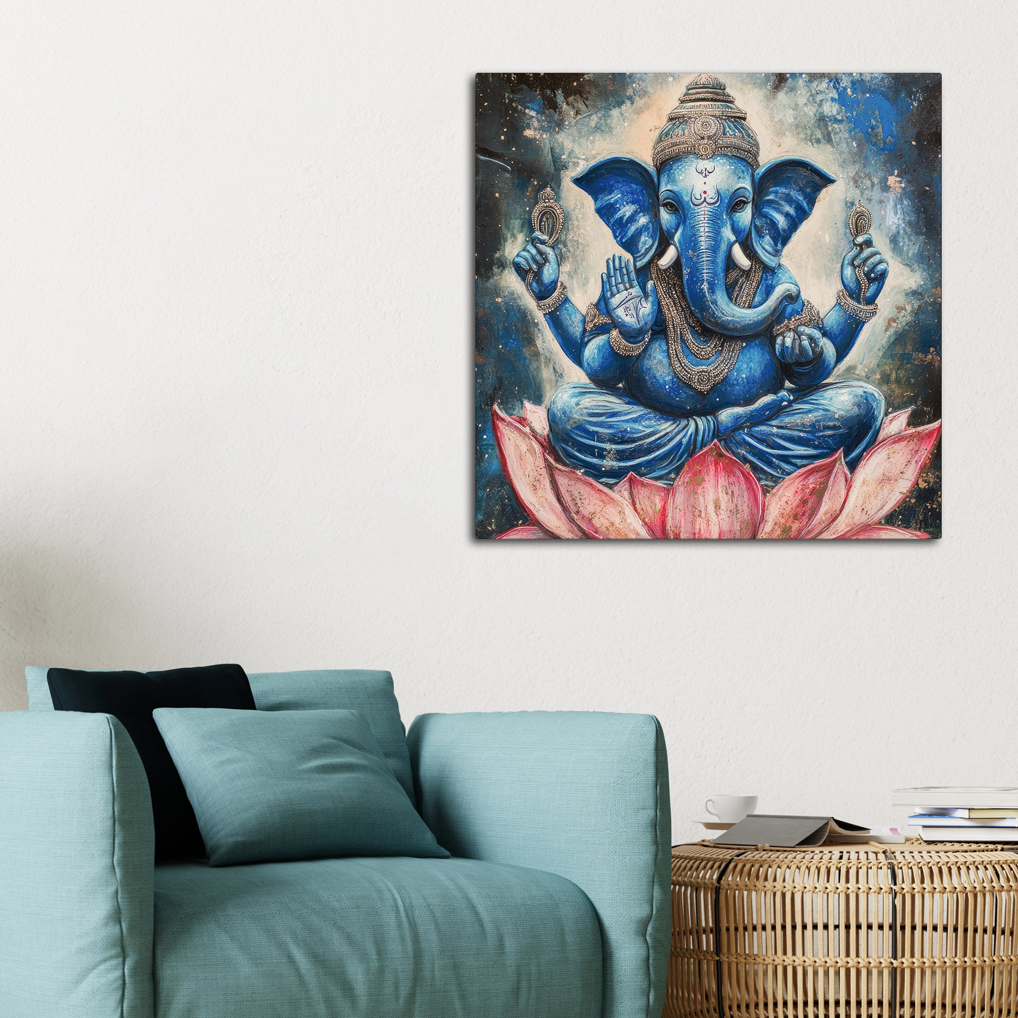 Traditional Ganesha Wall Art Painting