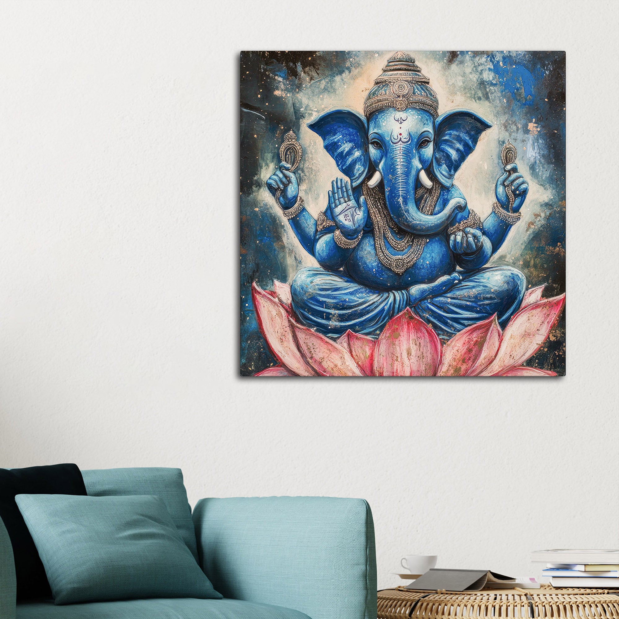Traditional Ganesha Wall Art Painting