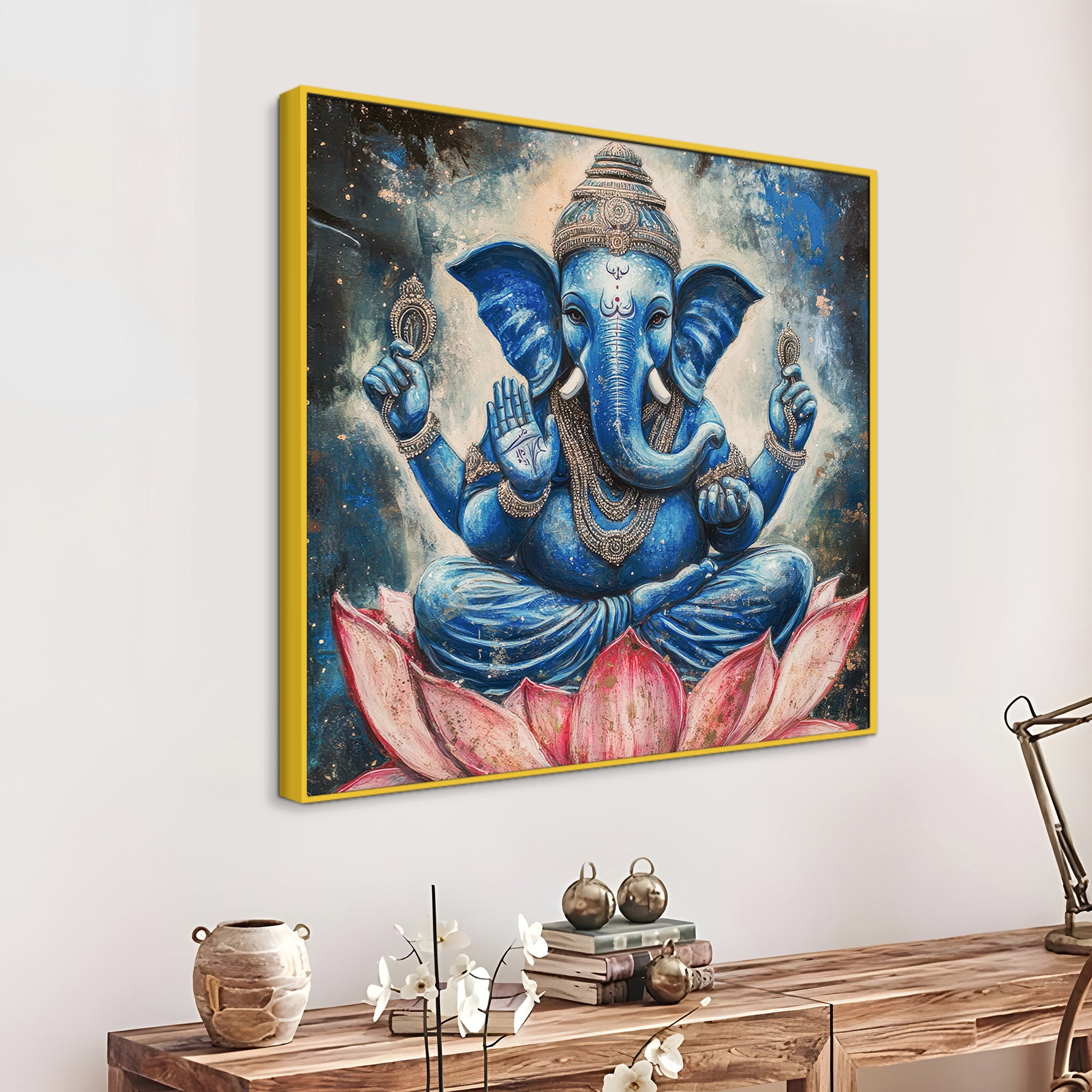 Traditional Ganesha Wall Art Painting