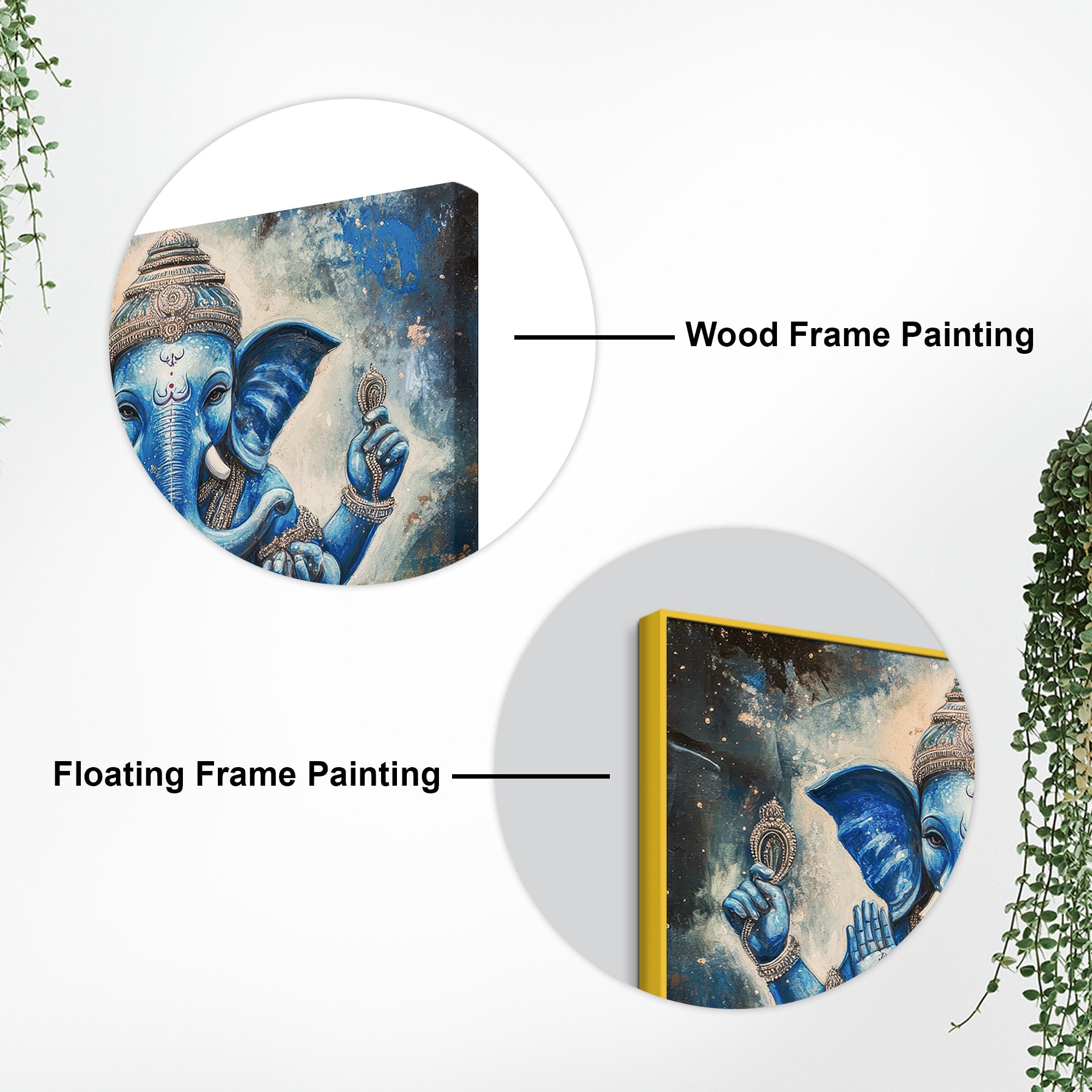 Traditional Ganesha Wall Art Painting