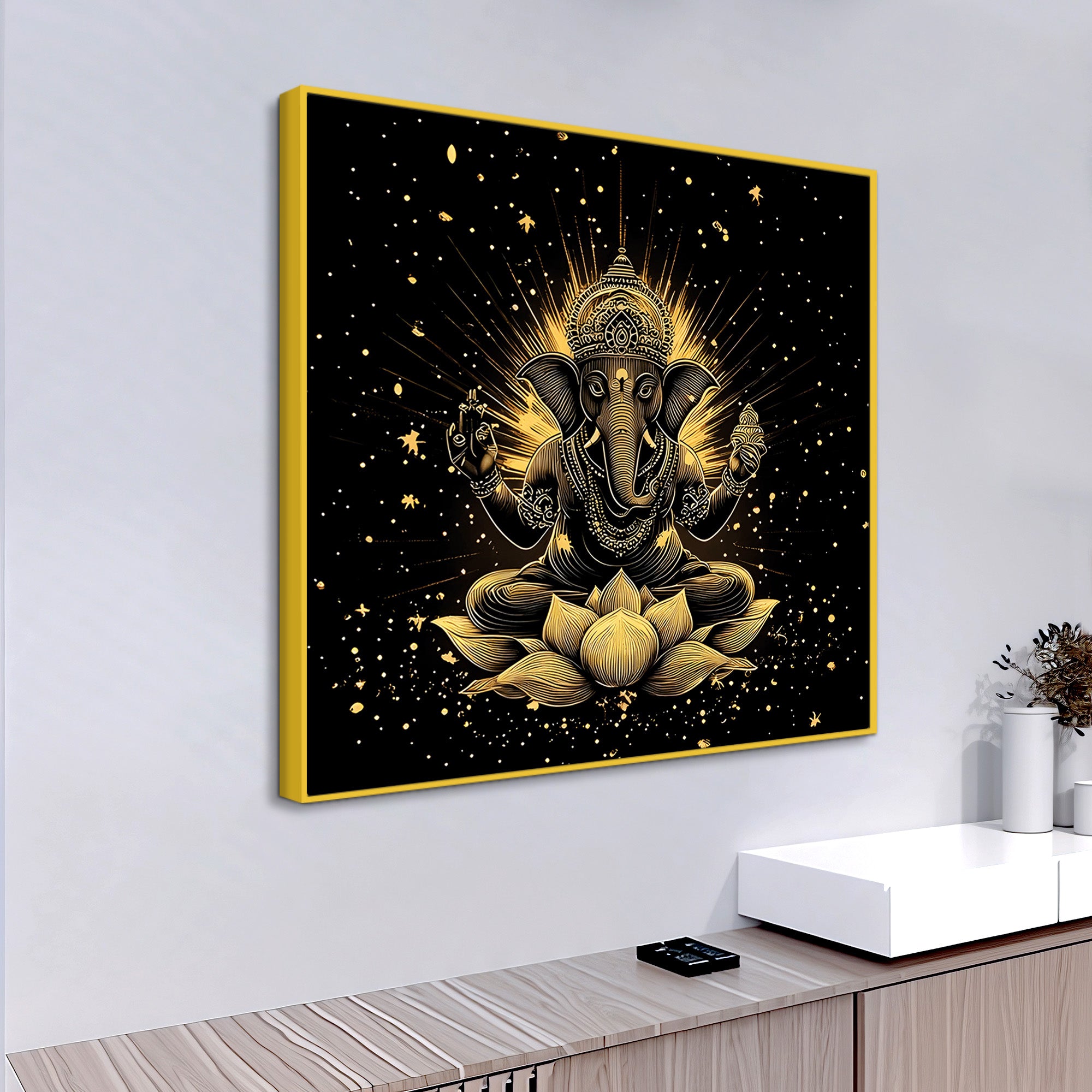 Traditional Ganesha Wall Painting for Decoration