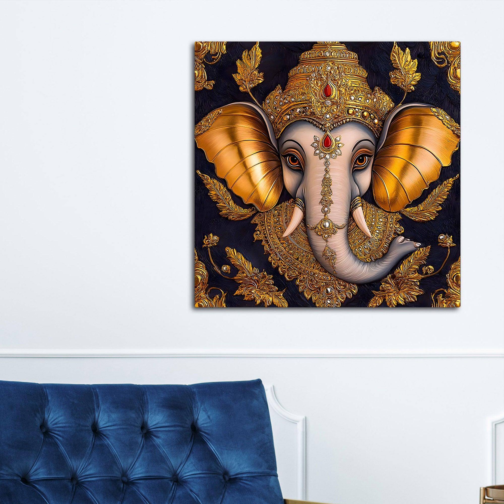 Traditional Ganpati Bappa Painting