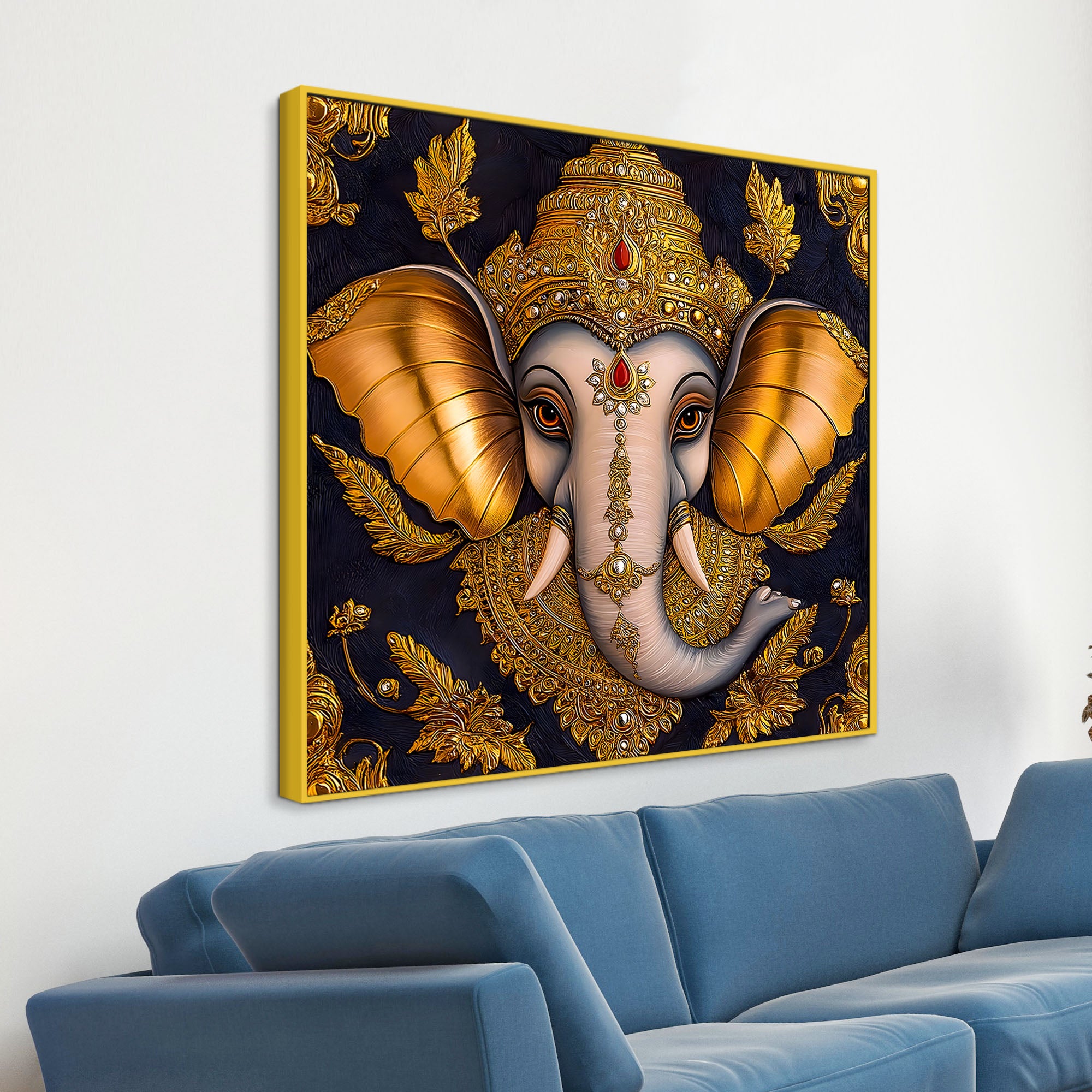 Traditional Ganpati Bappa Painting
