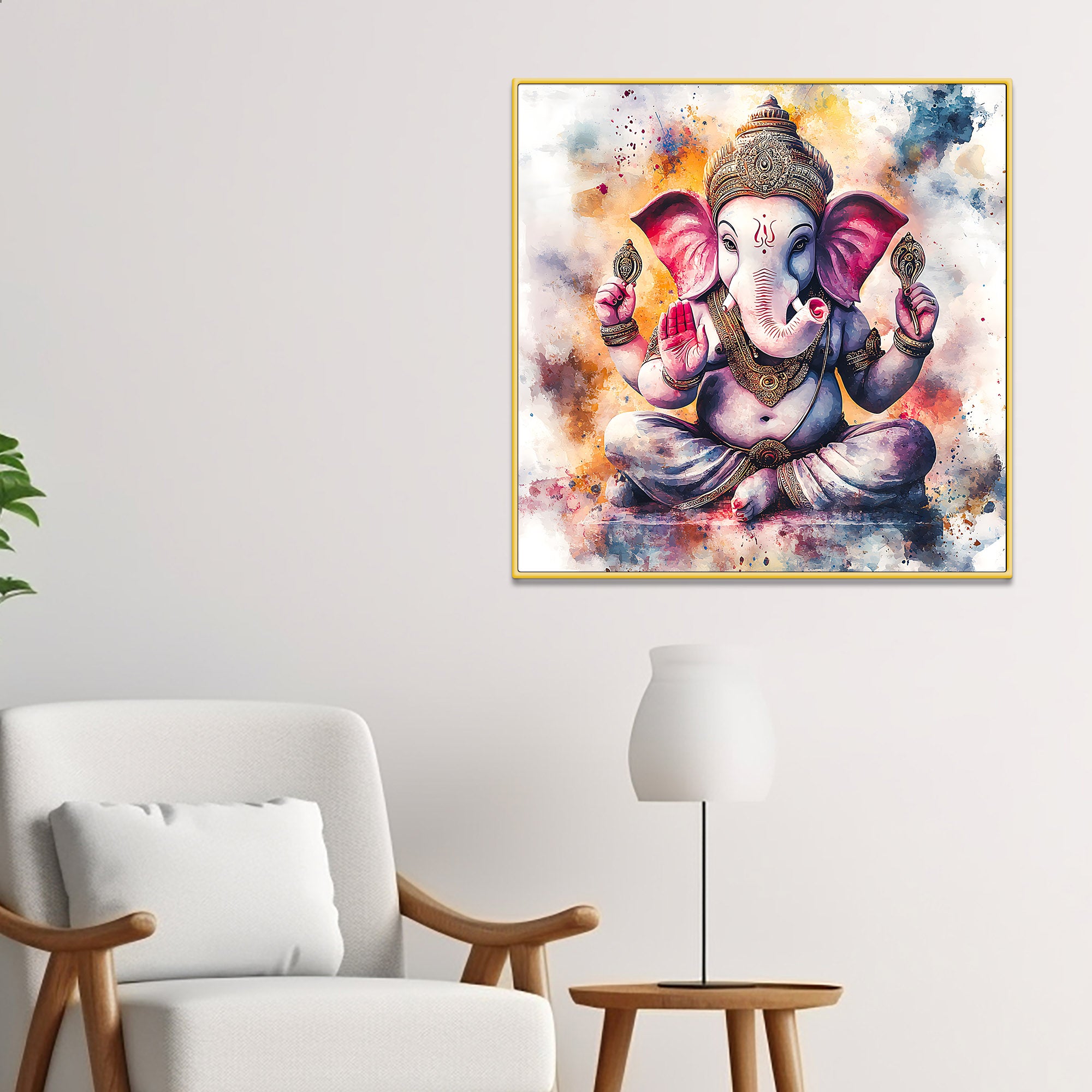 Traditional Ganpati Painting for Home & Office Decoration