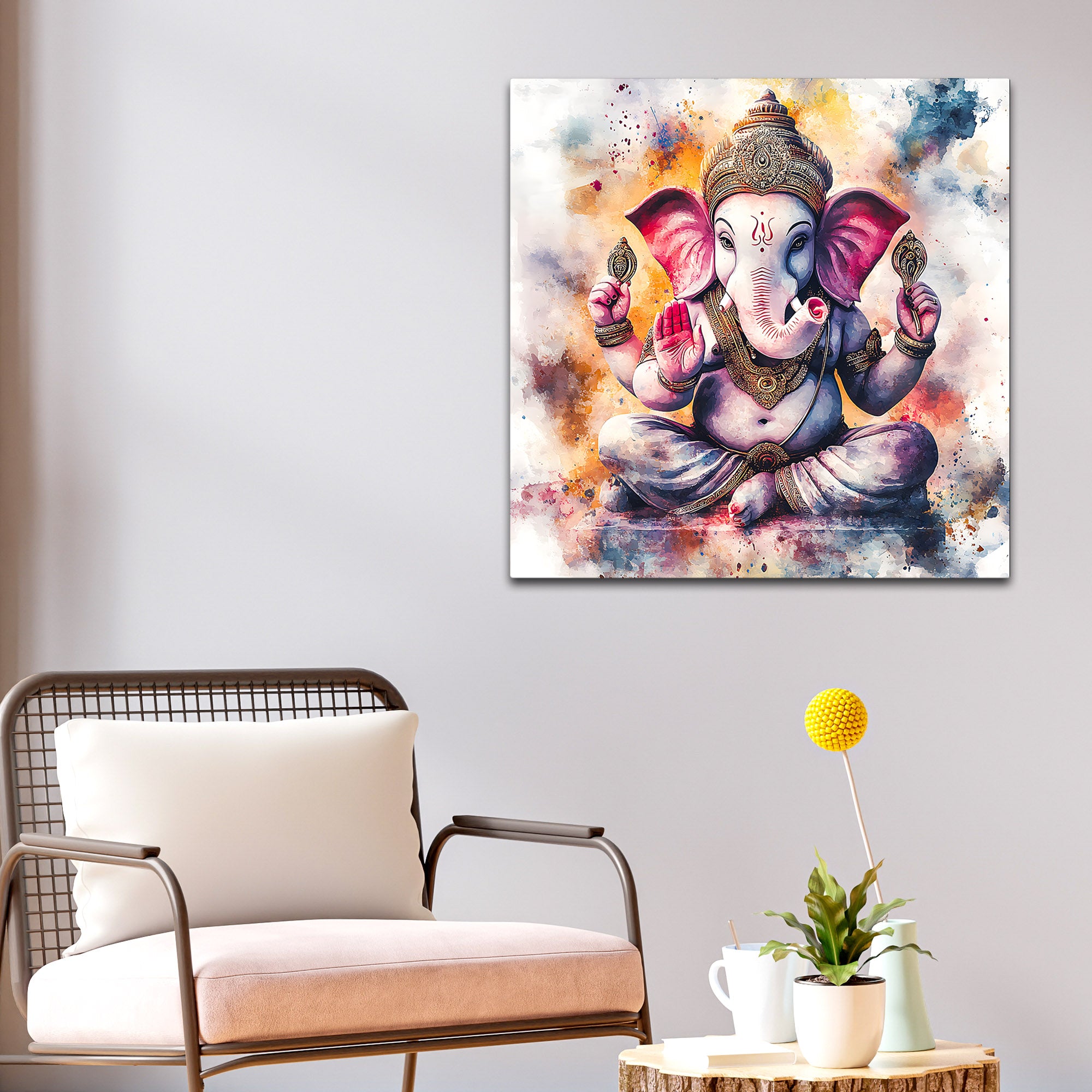 Traditional Ganpati Painting for Home & Office Decoration