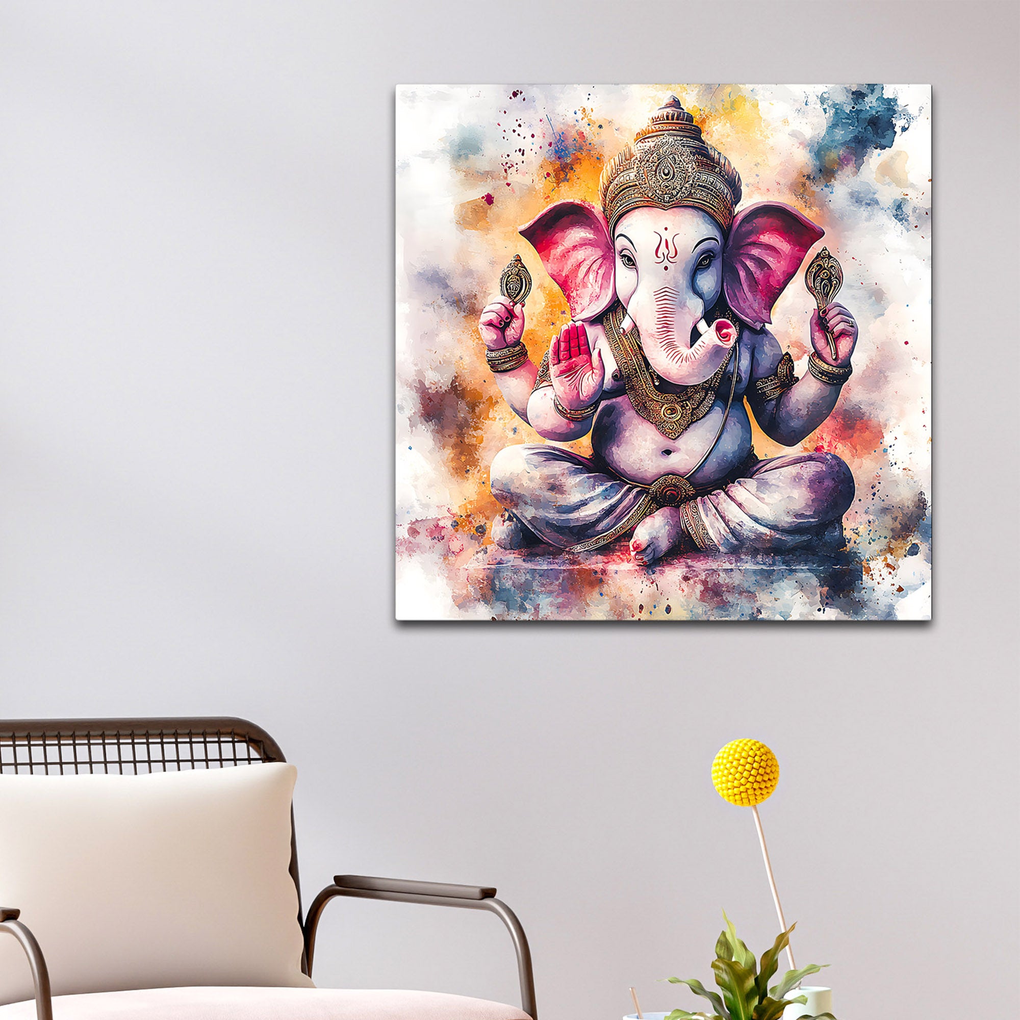Traditional Ganpati Painting for Home & Office Decoration