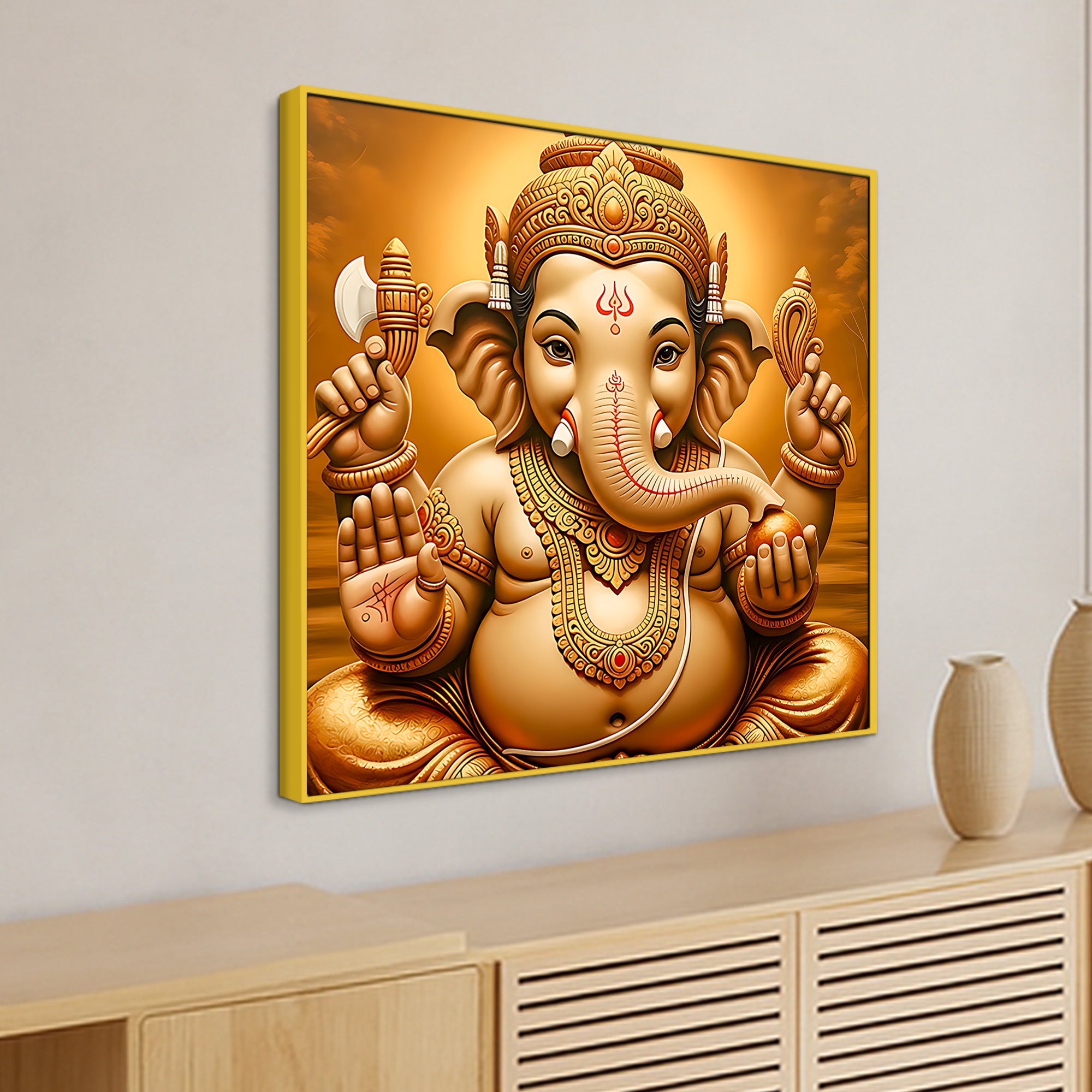 Traditional Ganpati Wall Painting