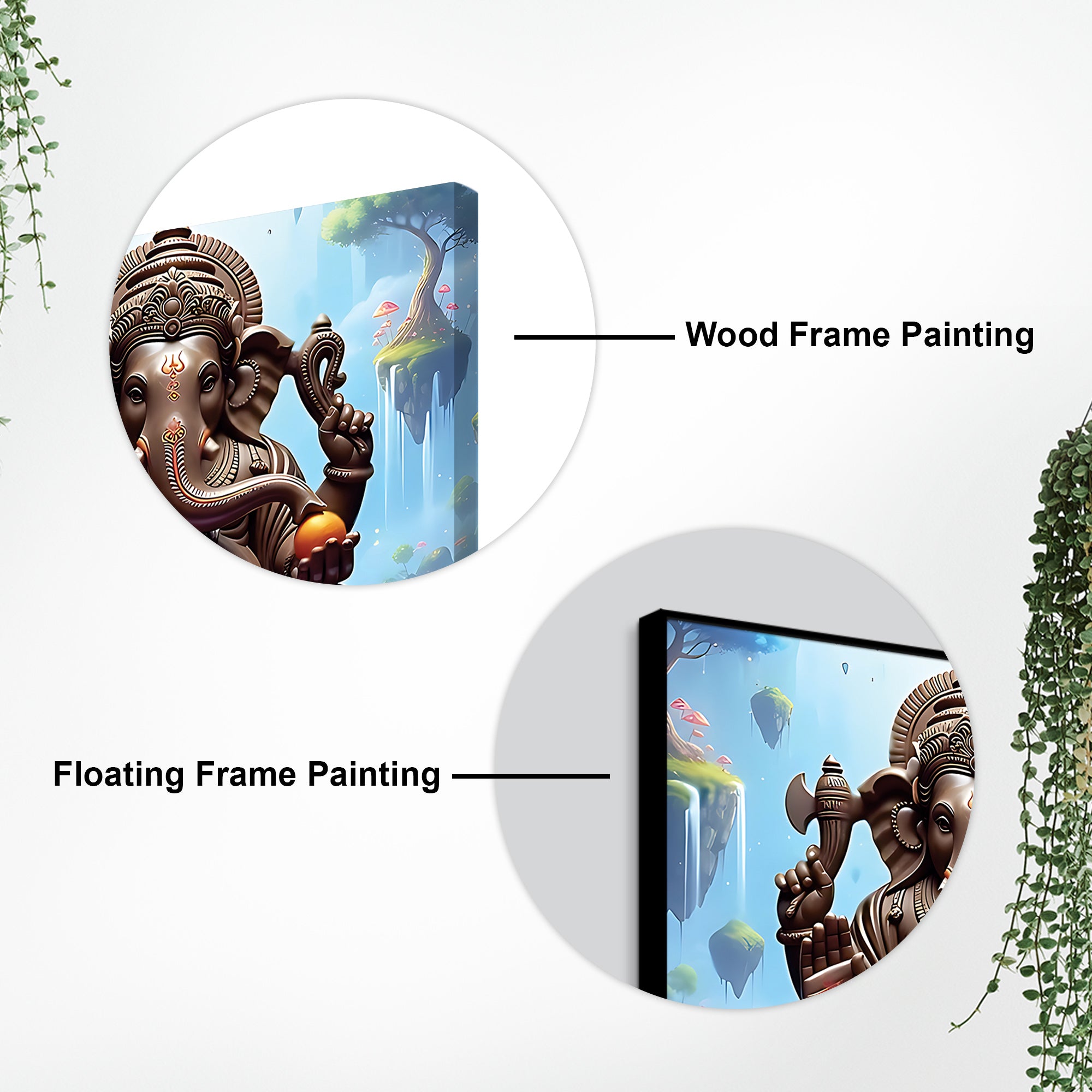 Traditional Ganpati Wall Painting for Home Decoration