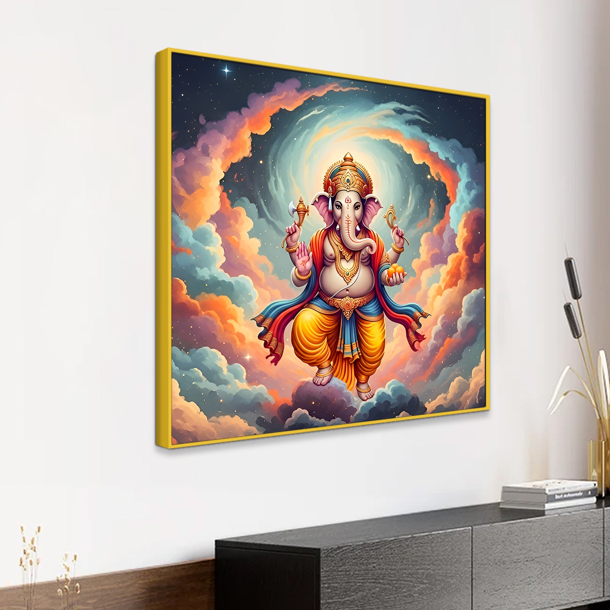 Traditional Hindu Ganpati Painting