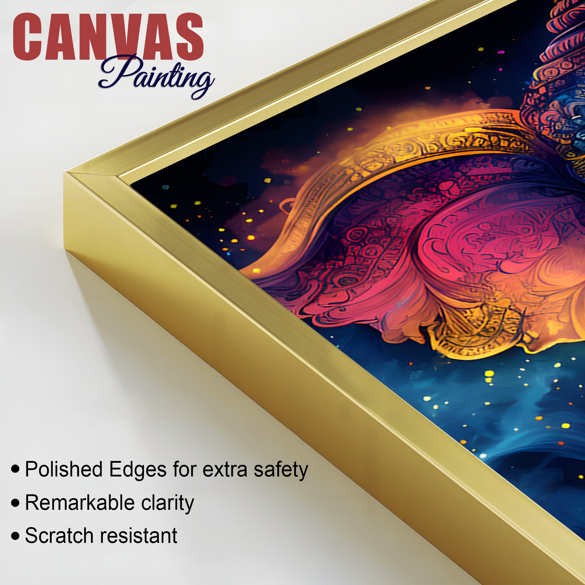 Traditional Hindu God Ganesh Ji Painting