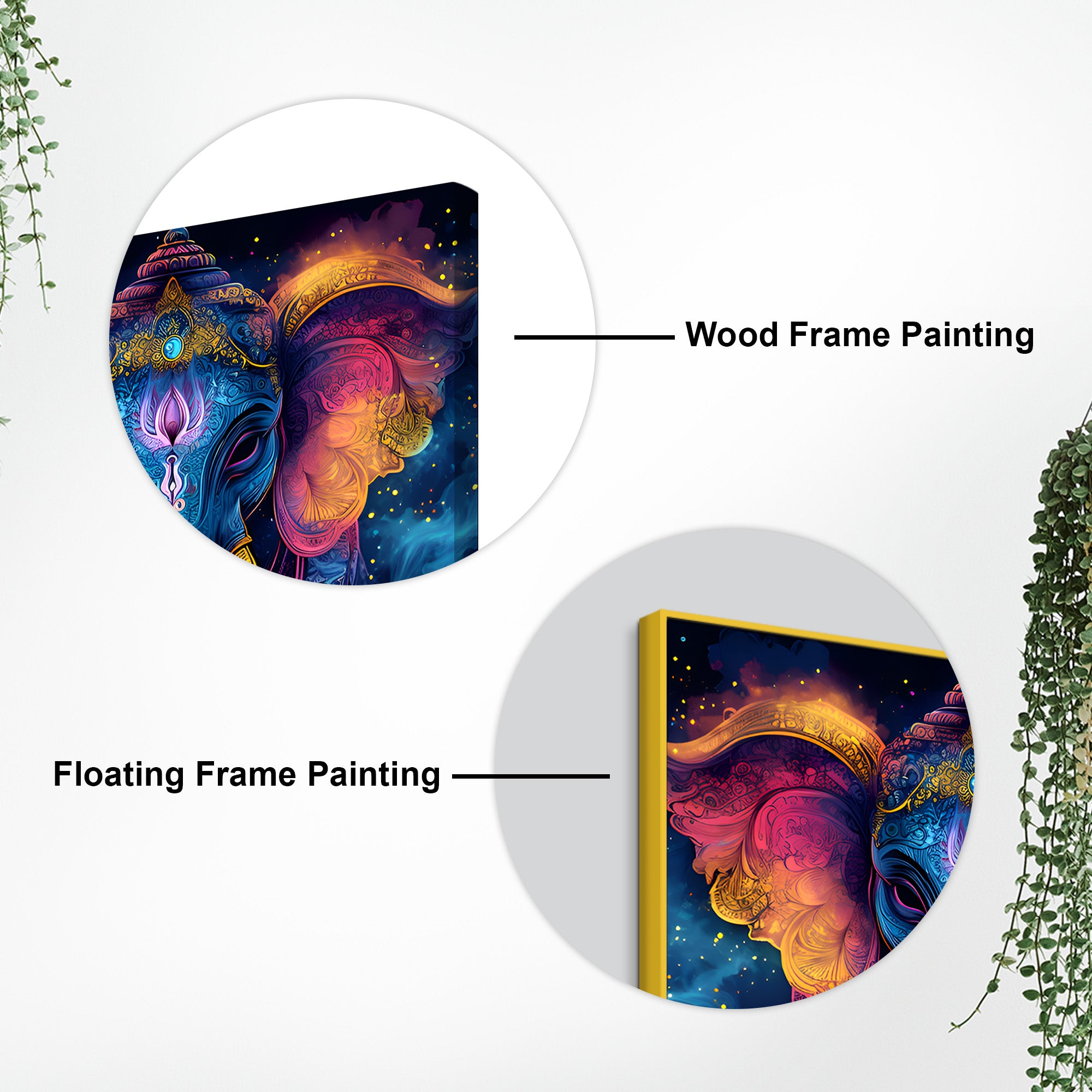 Traditional Hindu God Ganesh Ji Painting