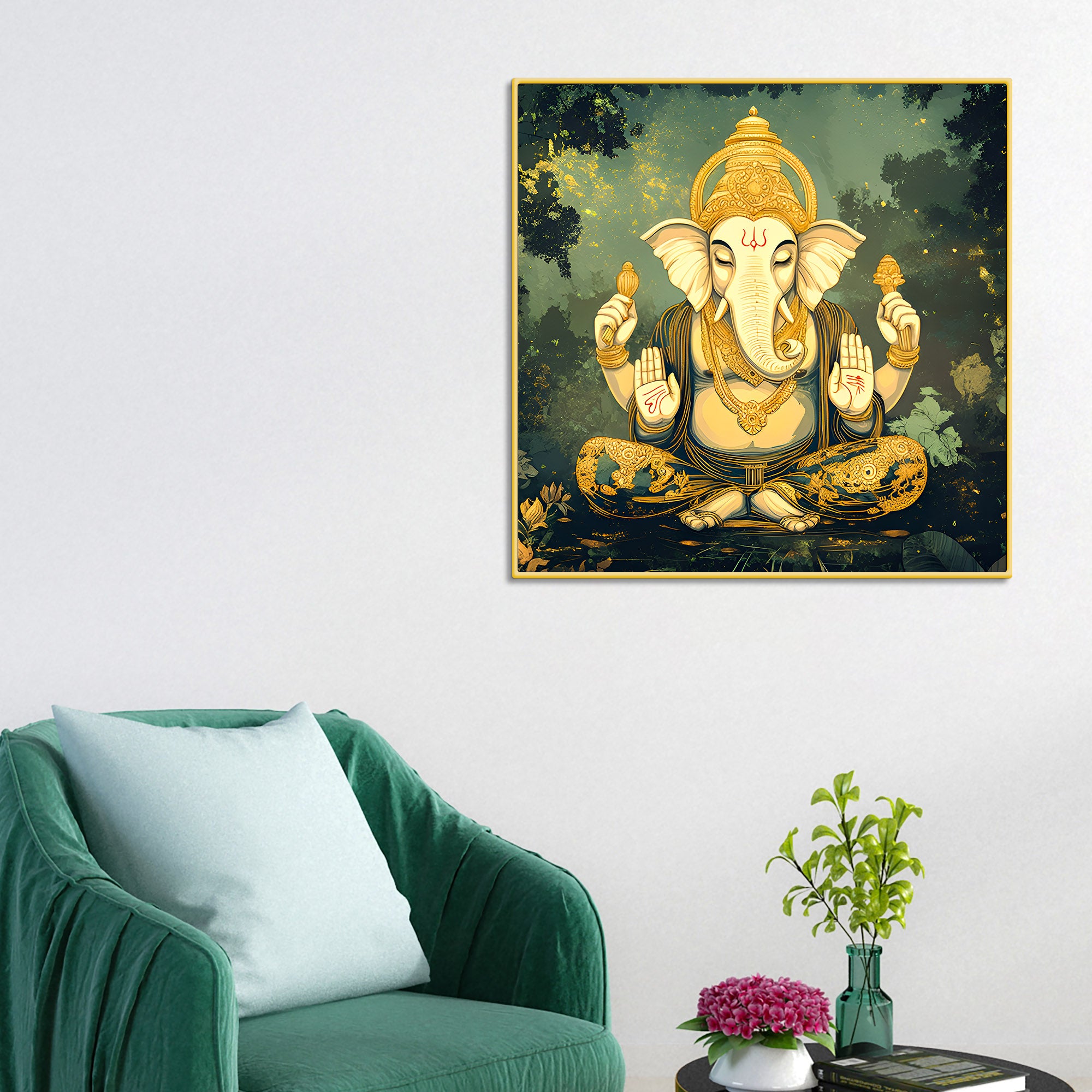 Traditional Lord Ganesh Ji Painting