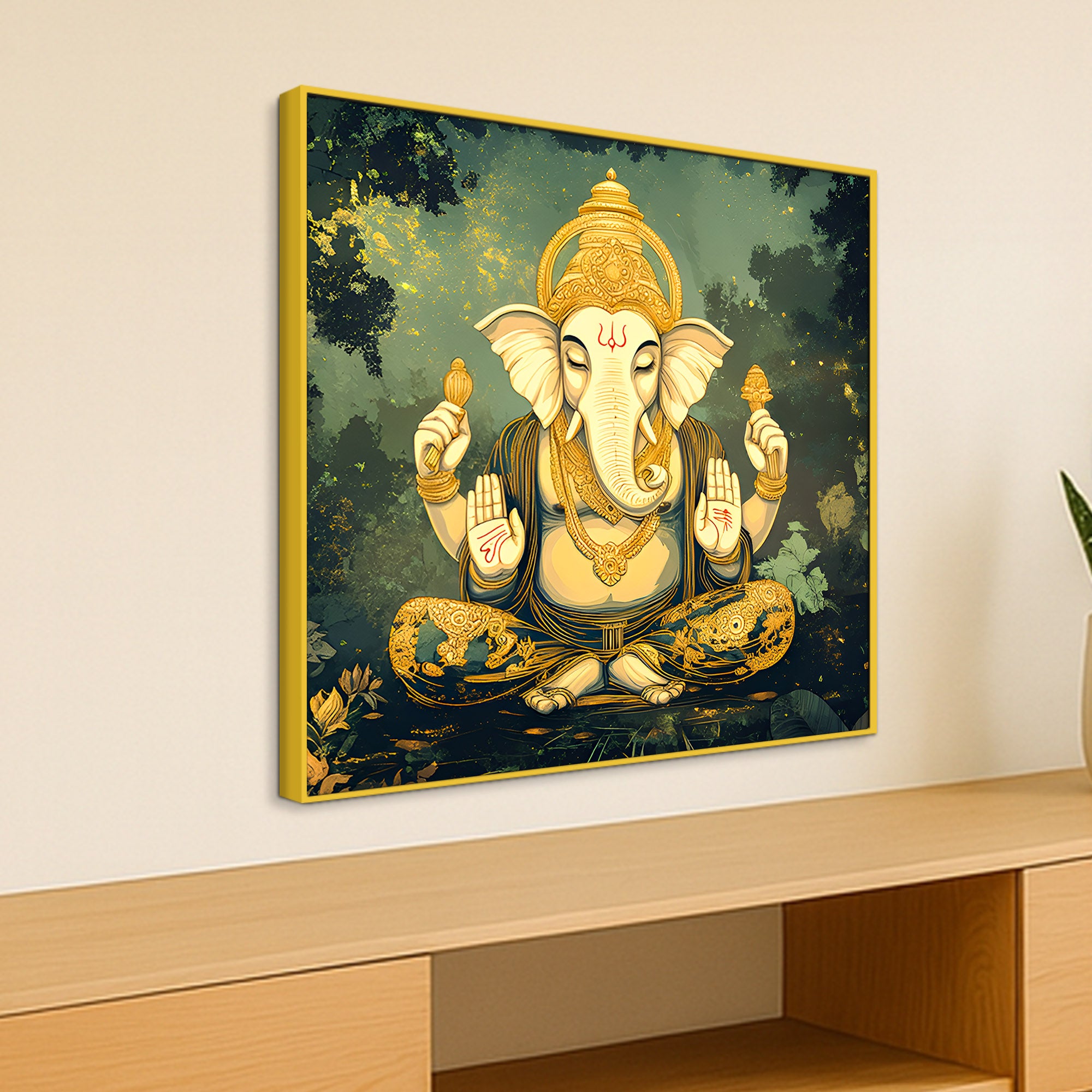 Traditional Lord Ganesh Ji Painting