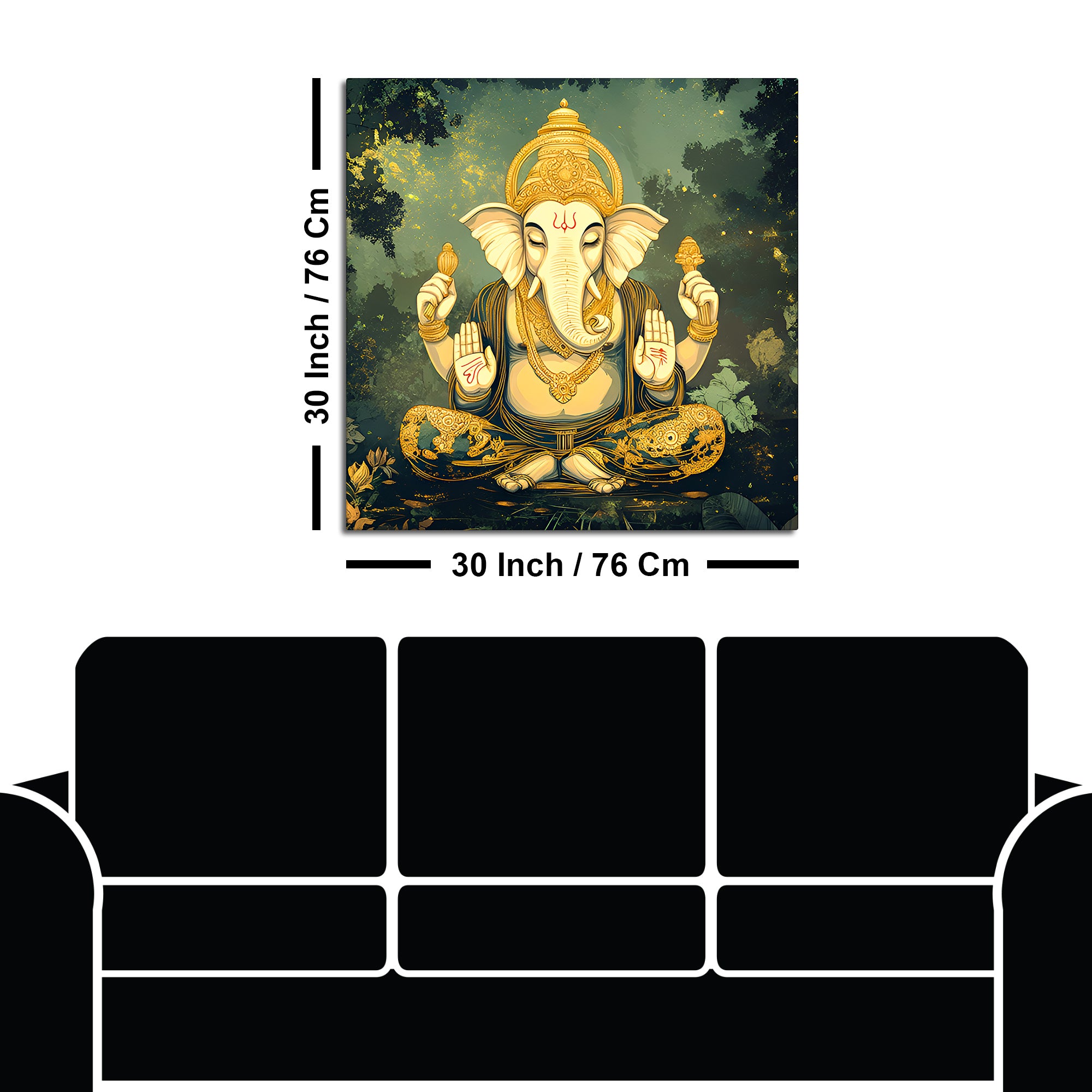 Traditional Lord Ganesh Ji Painting