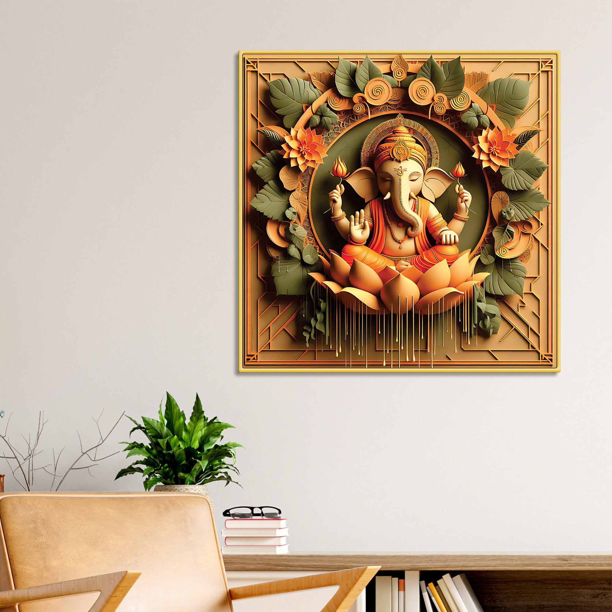 Traditional Lord Ganesha Painting