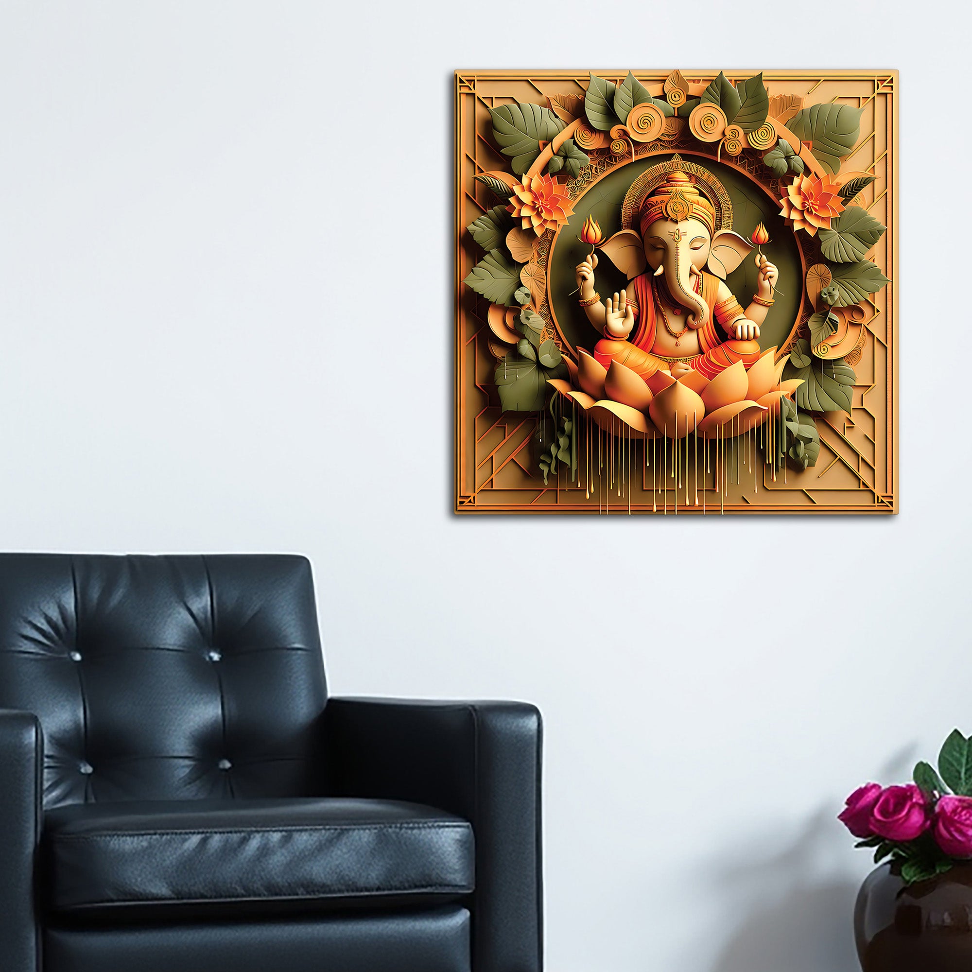 Traditional Lord Ganesha Painting