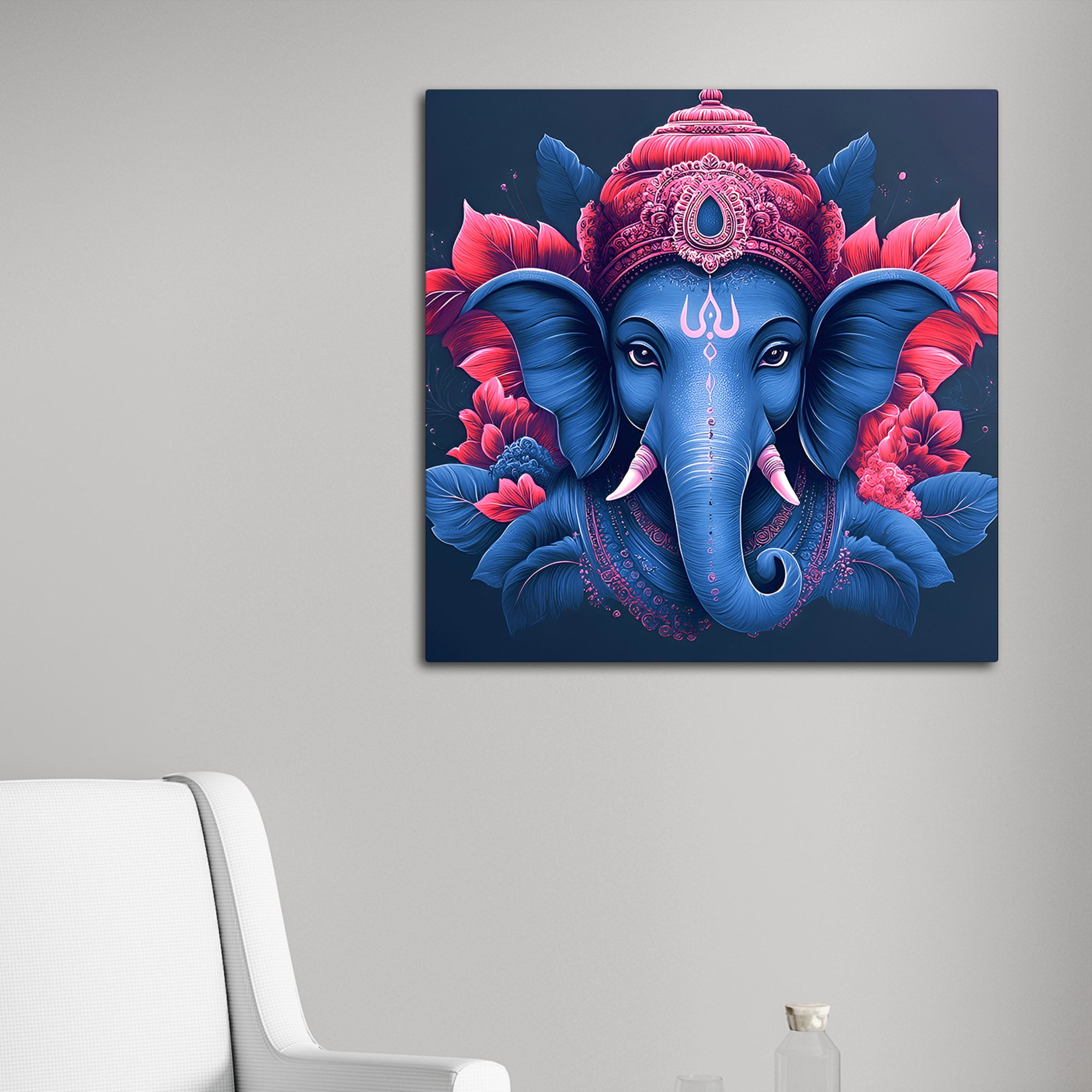 Traditional Lord Ganesha Wall Painting
