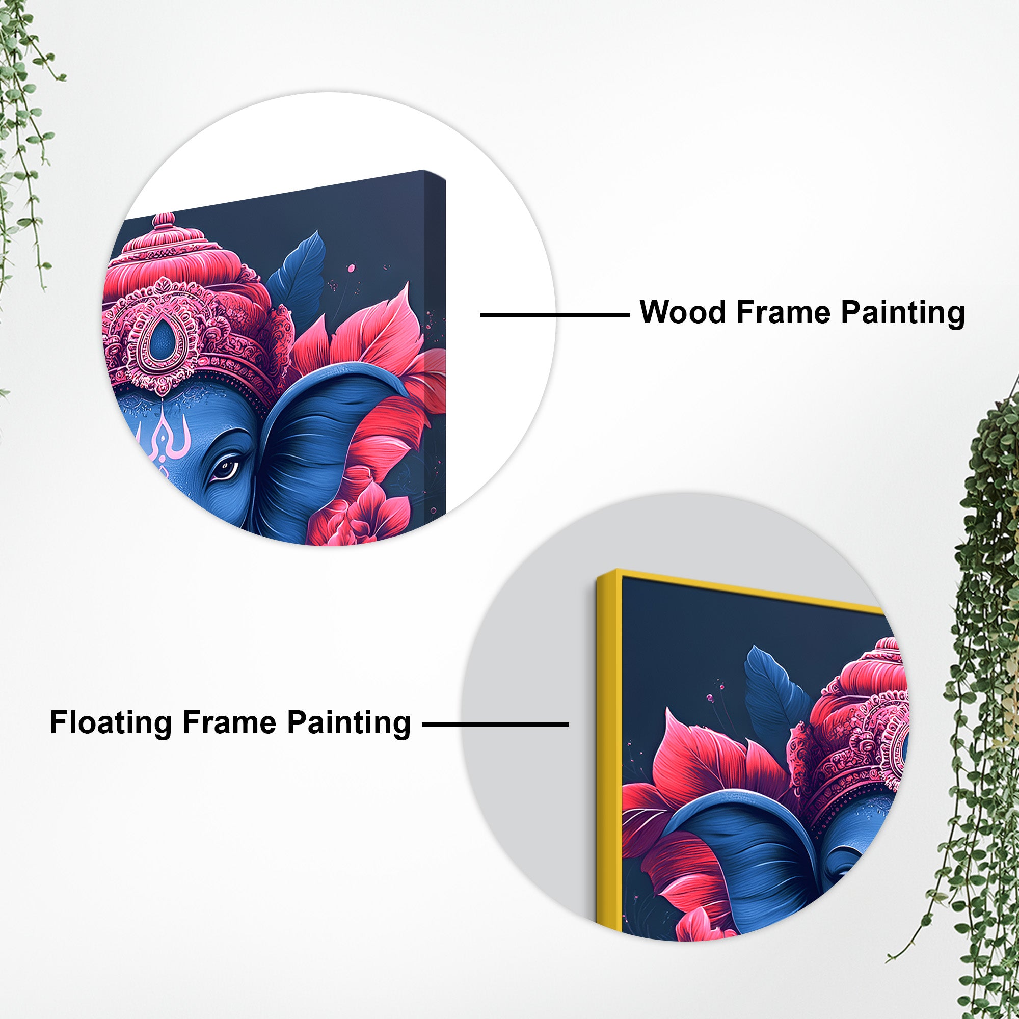 Traditional Lord Ganesha Wall Painting