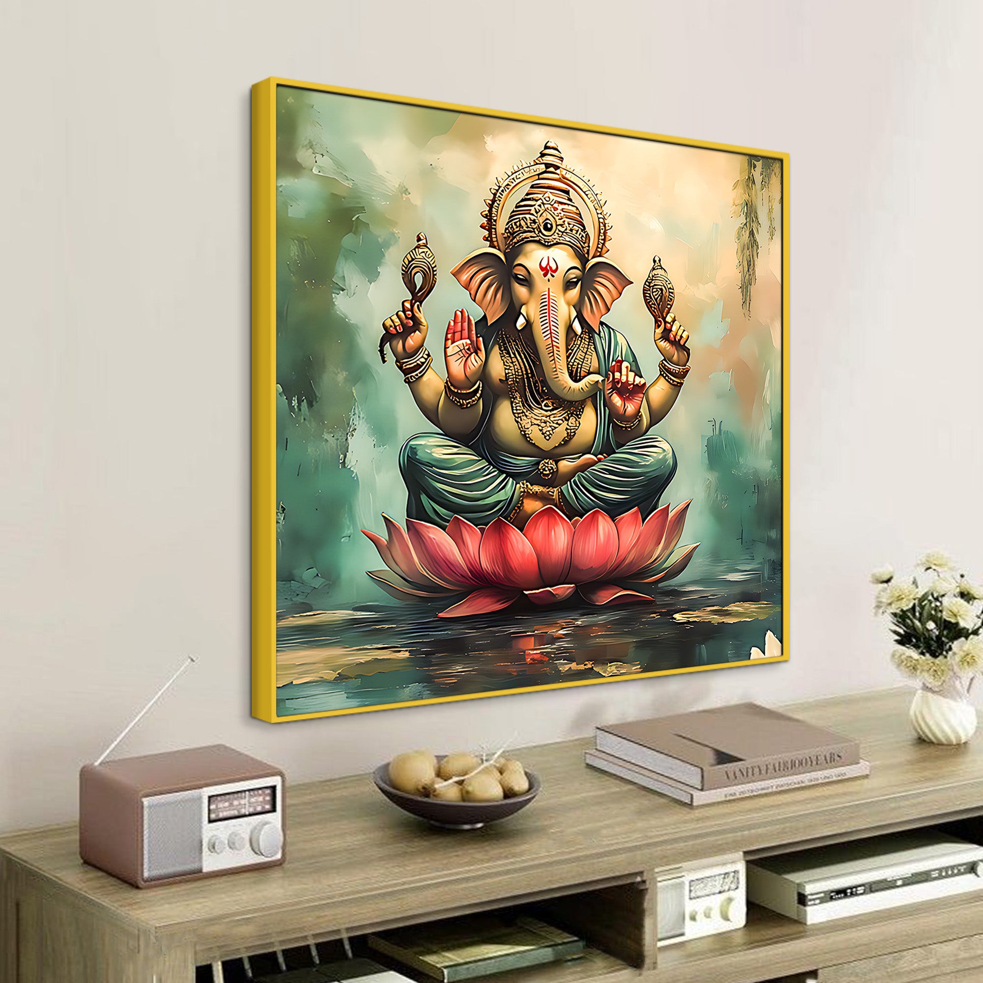 Traditional Lord Ganpati Painting