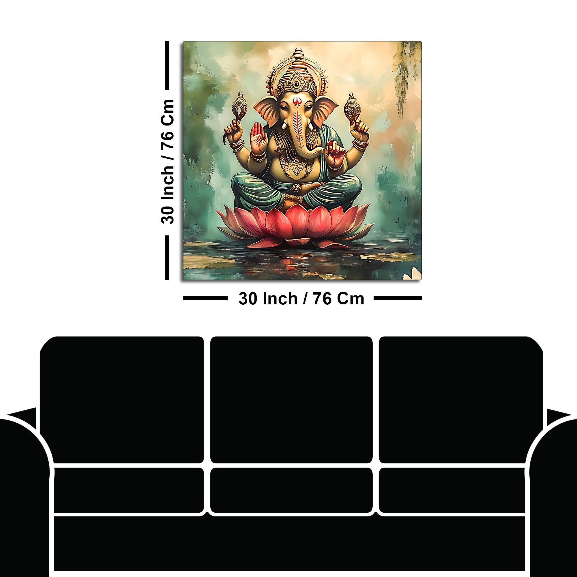 Traditional Lord Ganpati Painting