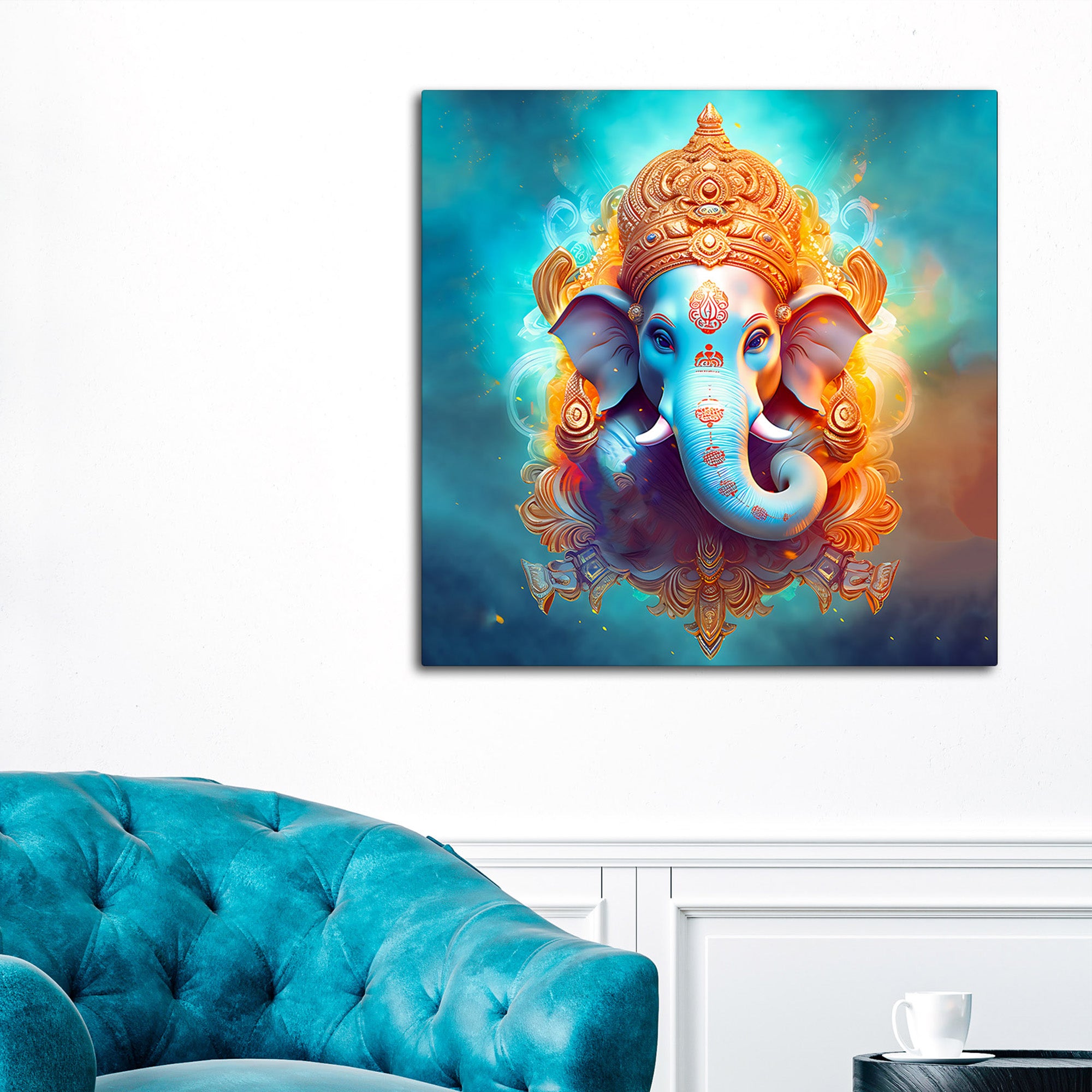 Traditional Lord Ganpati Wall Painting