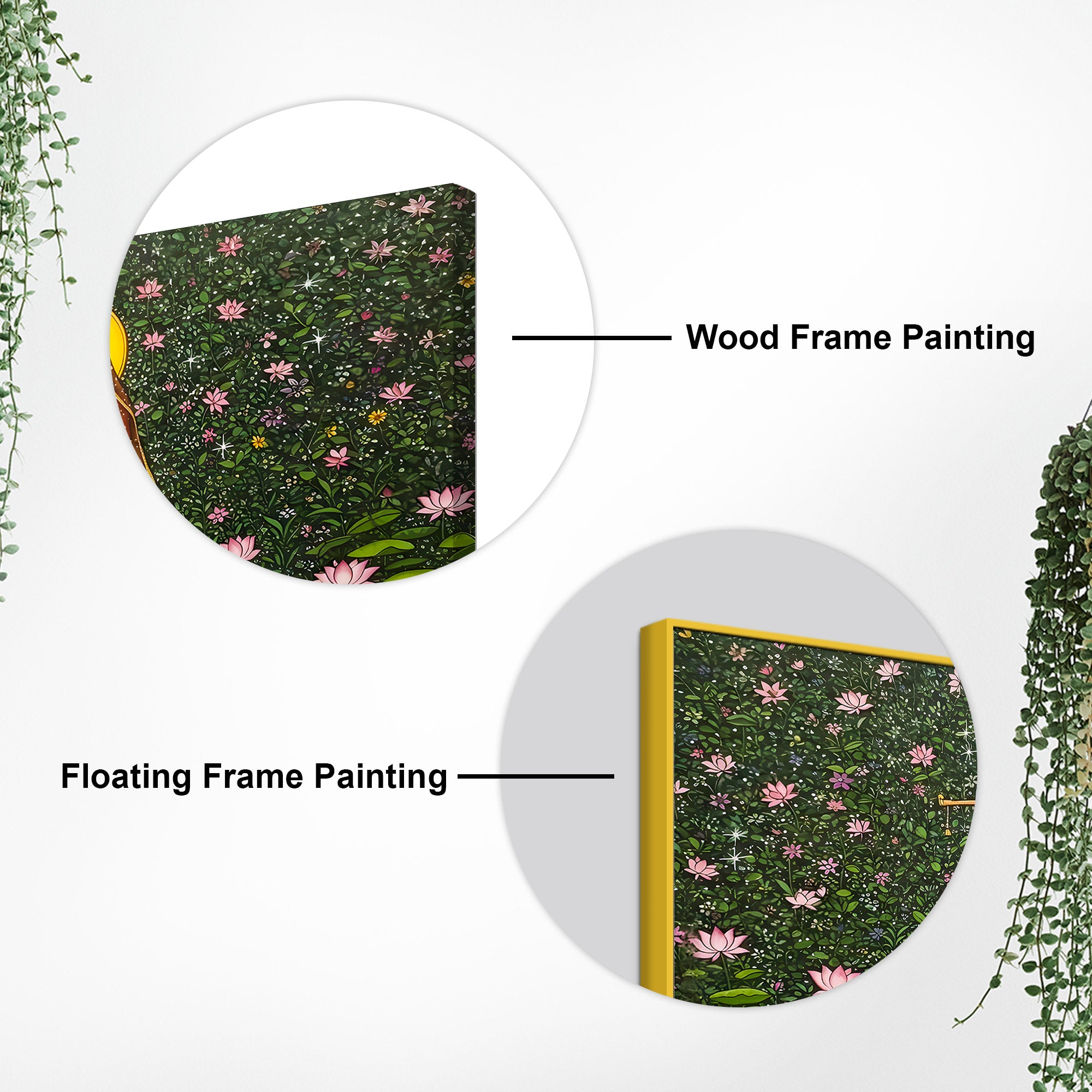 Traditional Pichwai Radha Krishna Canvas Painting | Divine Indian Wall Decor