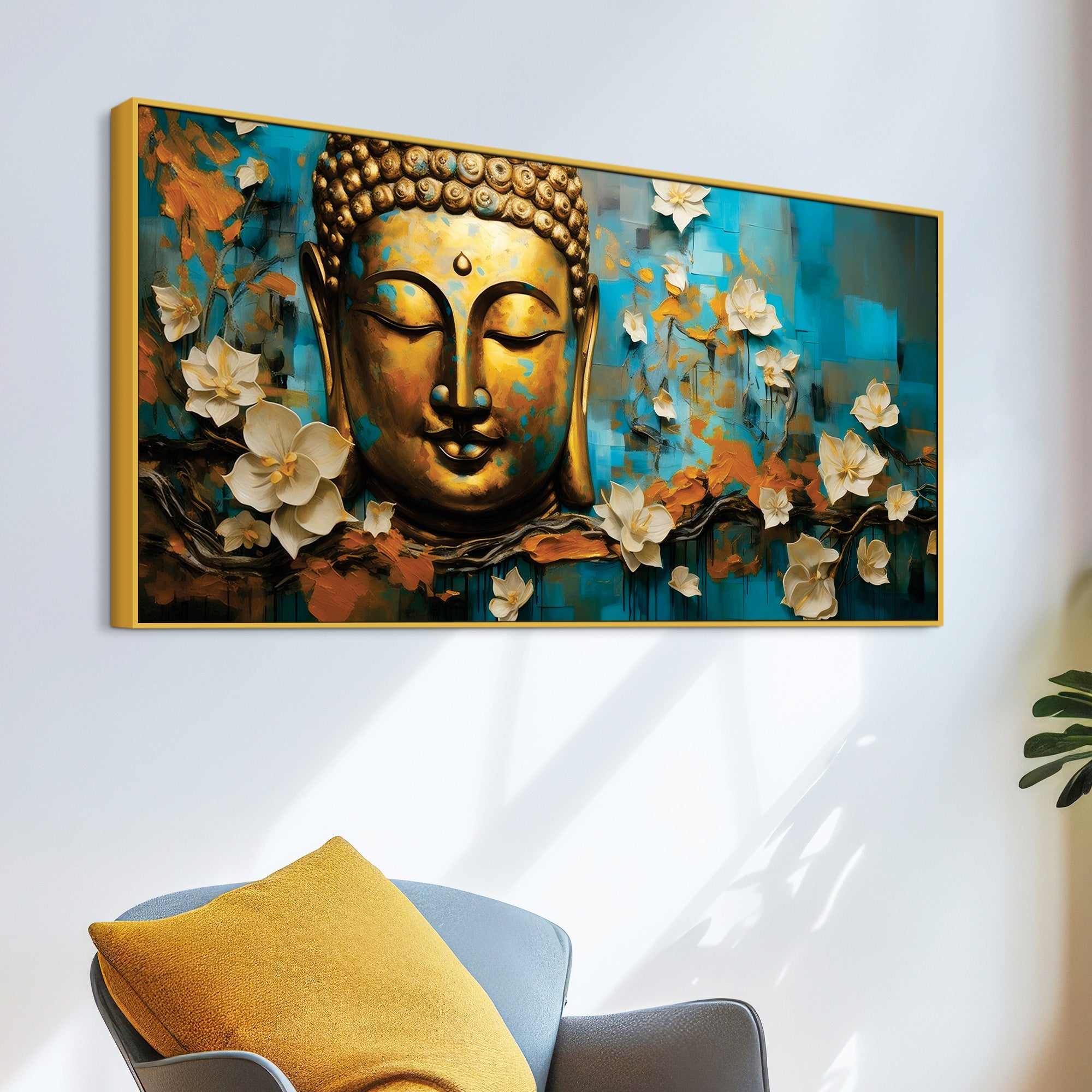 Tranquil Buddha Painting for Premium Wall Artwork