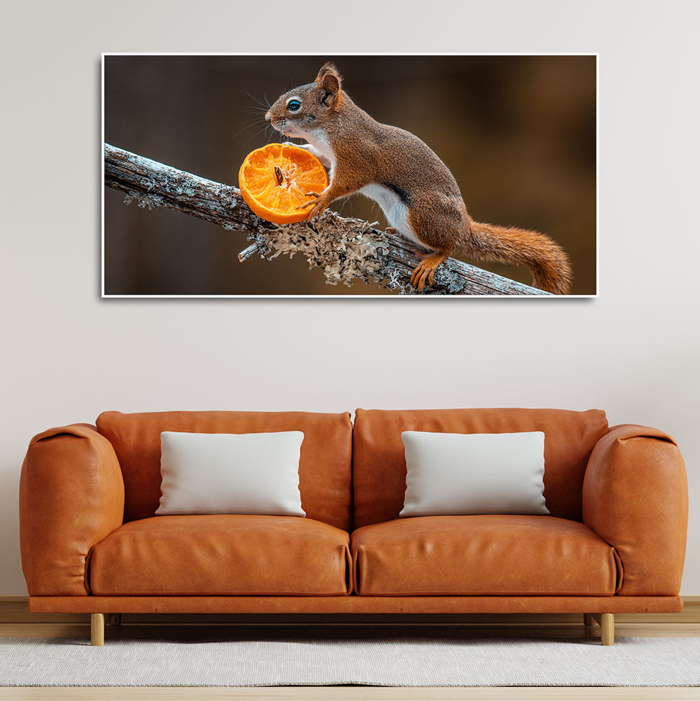 Squirrel Premium Wall Painting