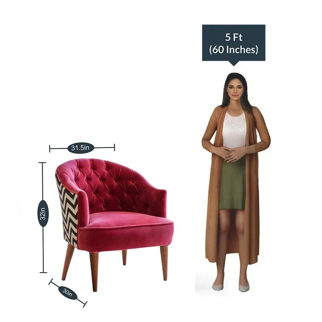 Velvet Sofa Lounge Chair