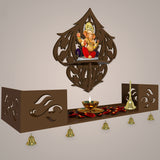 Designer Wall Hanging Wooden Temple