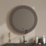  Designer LED Round Shape Bathroom Mirror