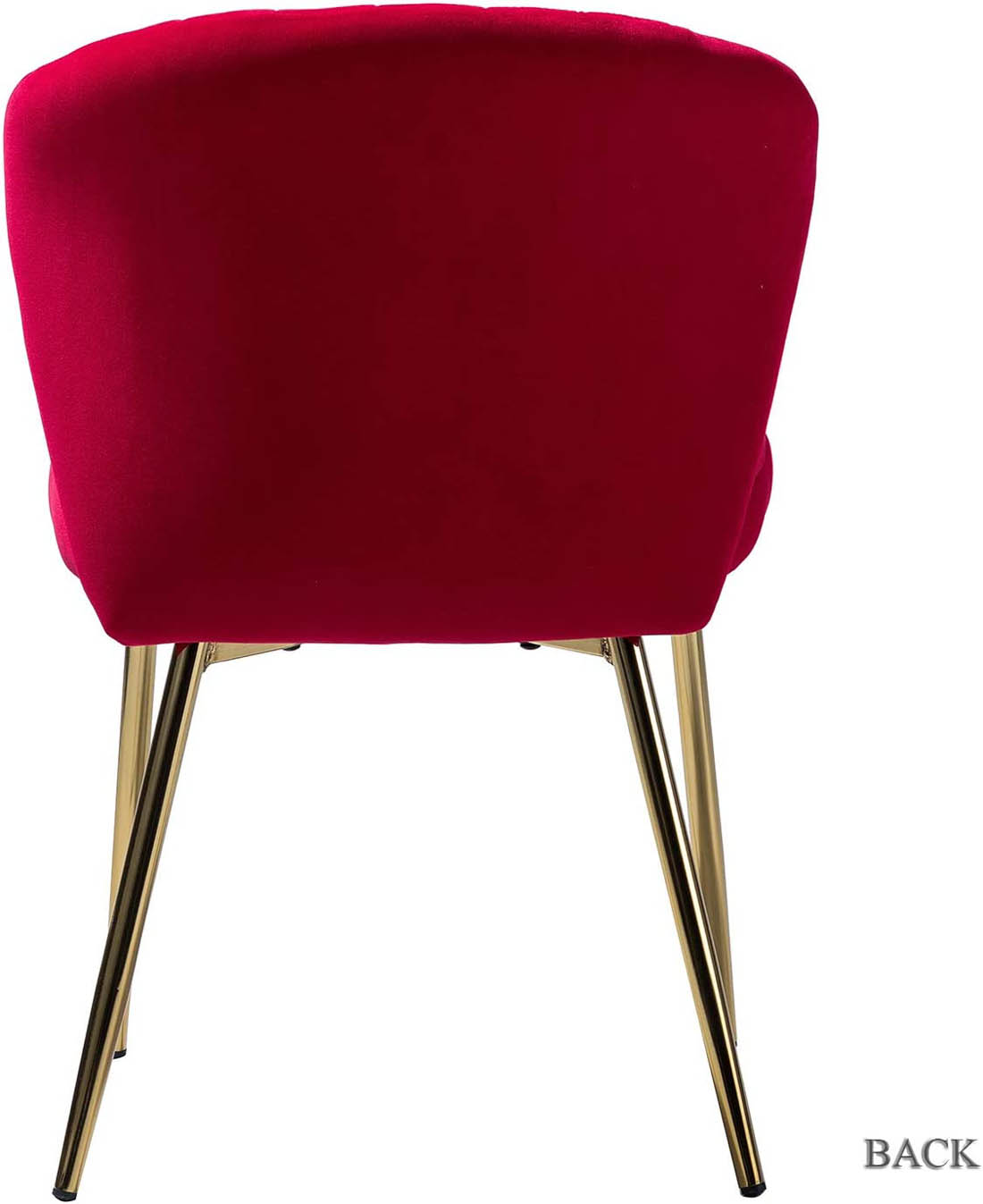Beautiful Red Velvet Lounge Chair