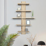 Beautiful Classic Wooden Multipurpose Stand with Storage Shelves