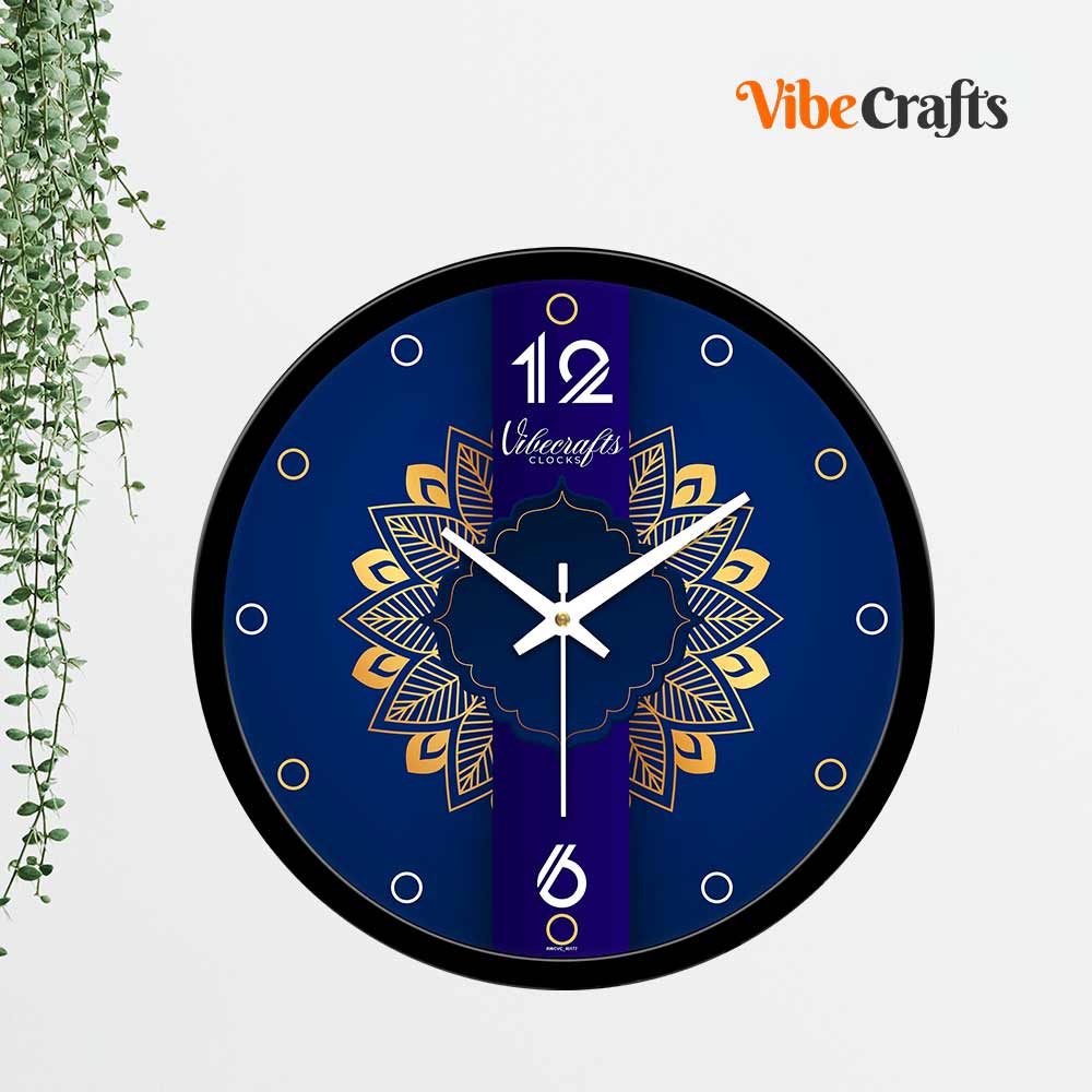 Blue Wall Clock