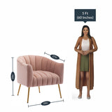 Tufted Velvet Sofa Lounge Chair