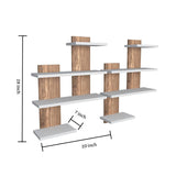 Stand with Storage Shelves