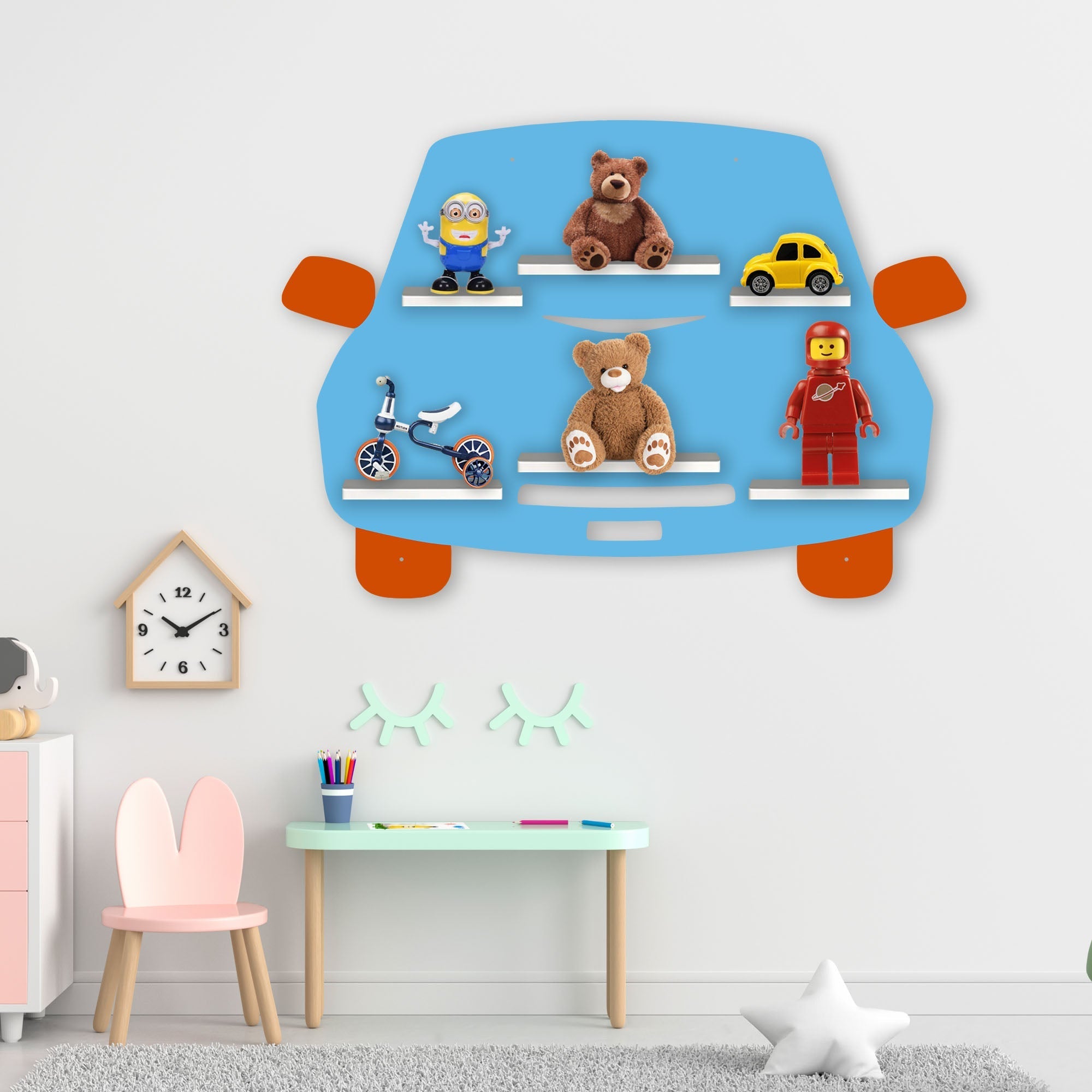 LED Light Wall Shelf for Kids