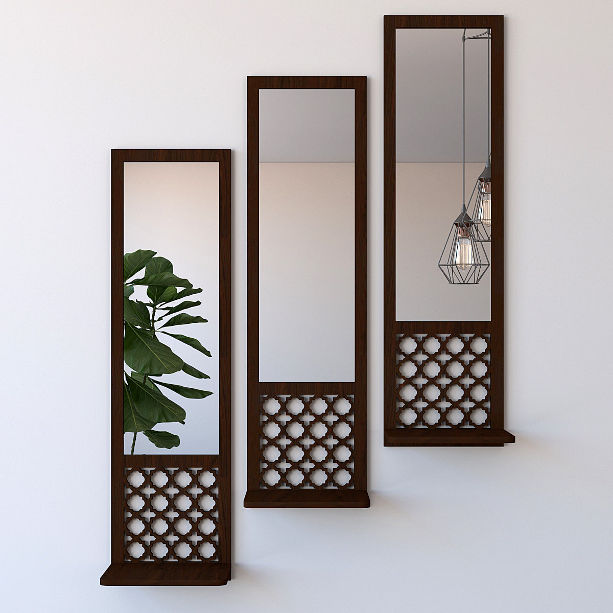 Wall Mirror-Set of 3