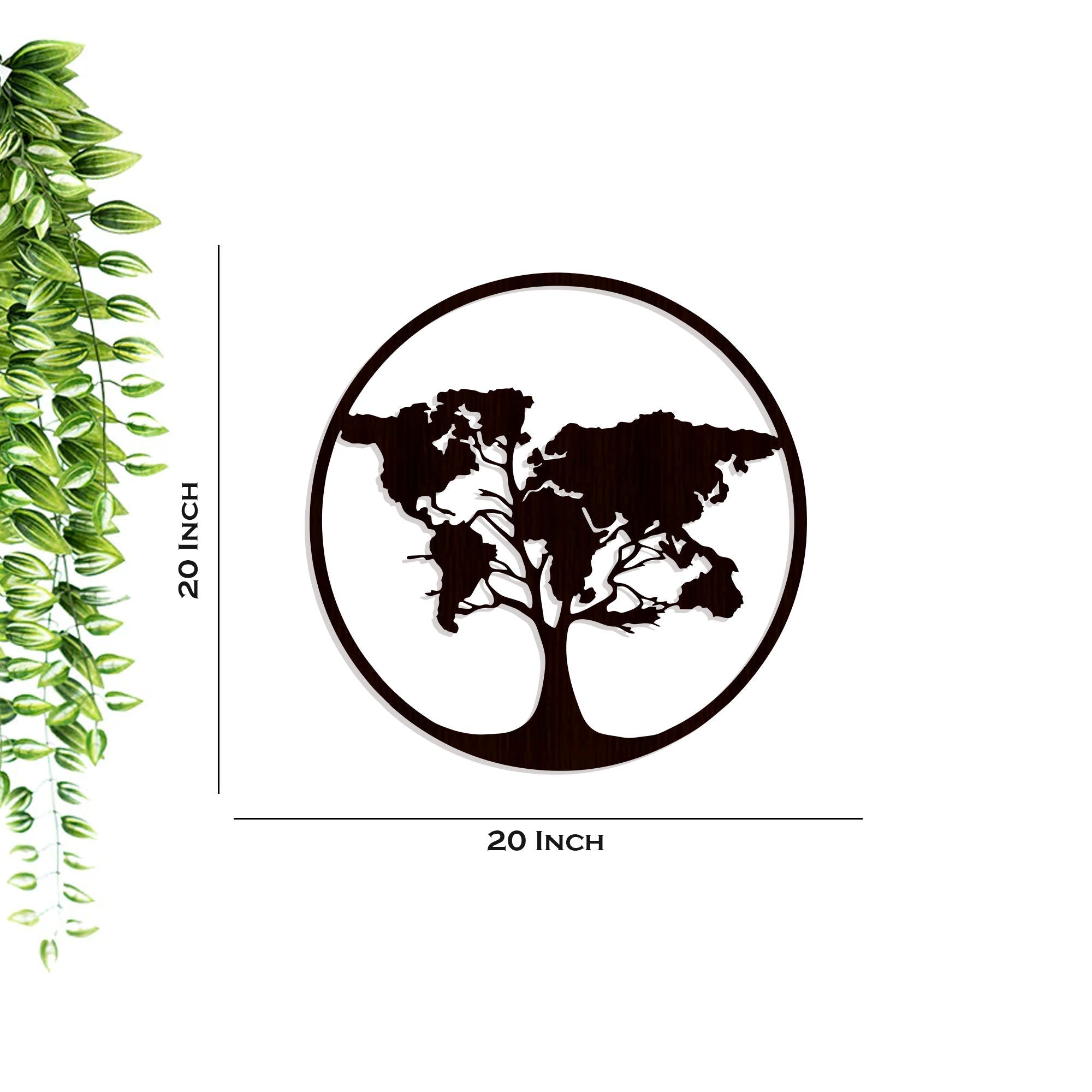 Tree Backlit Wooden Wall Art