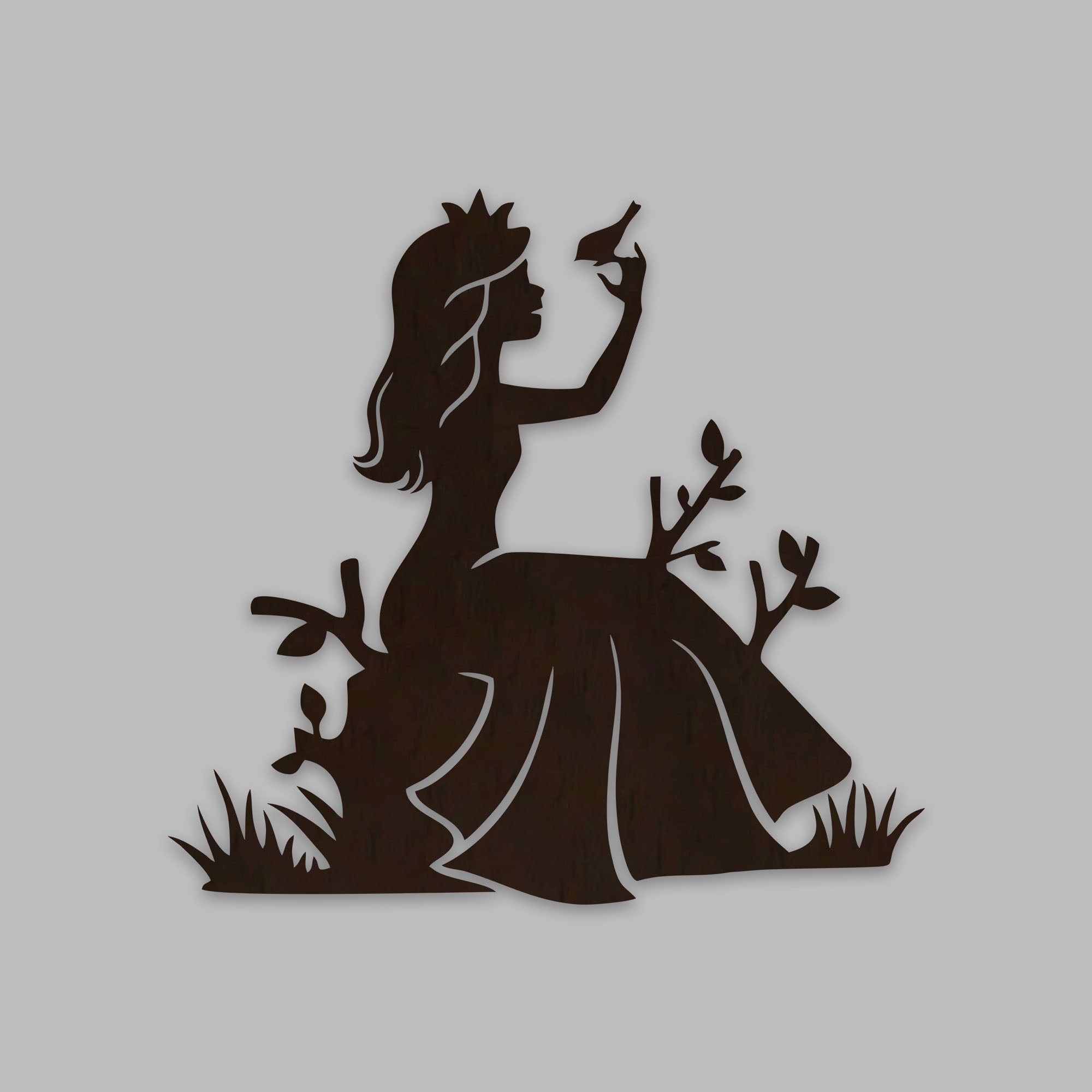 Princess Backlit Wooden Wall Decor