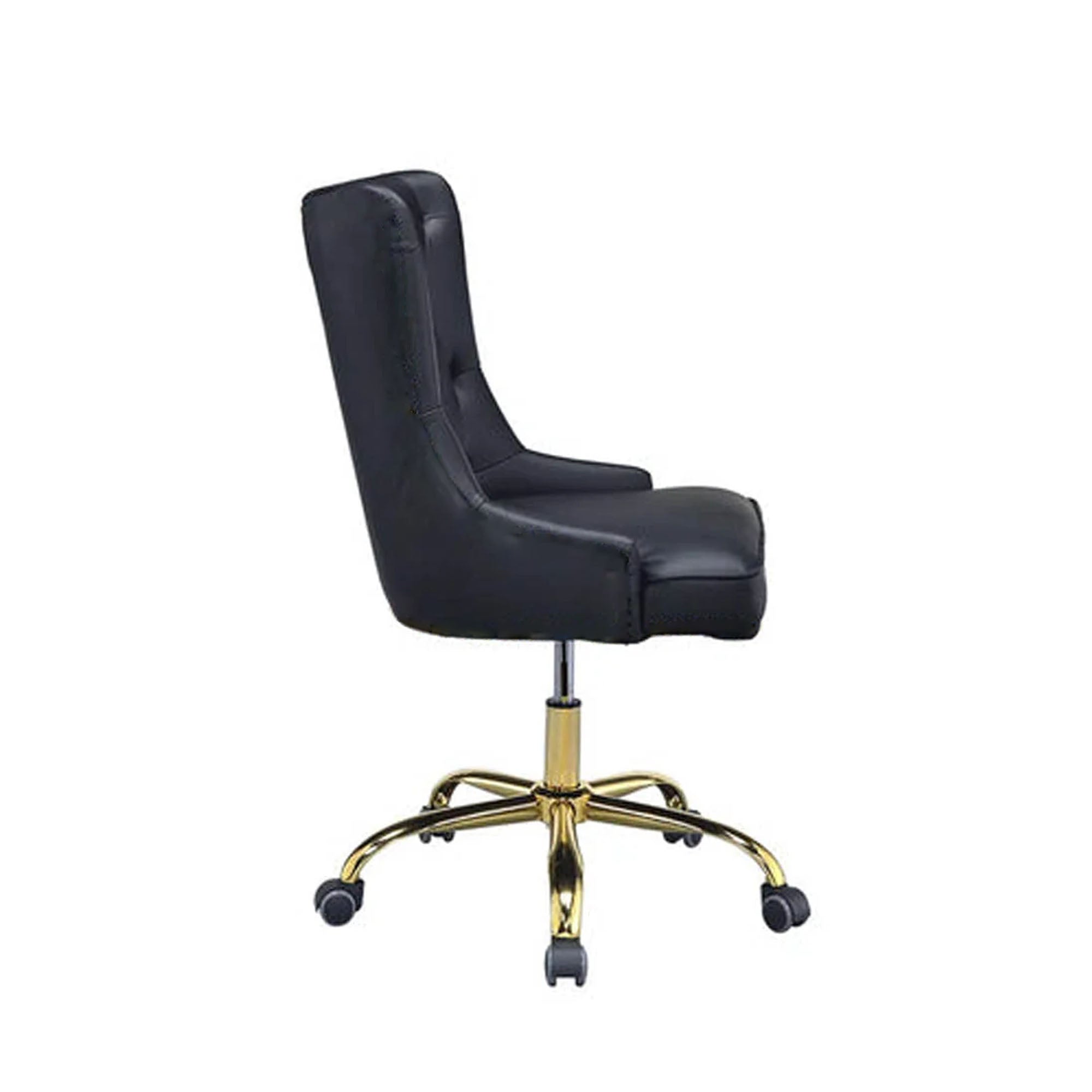 Black Leatherette Premium Armchair