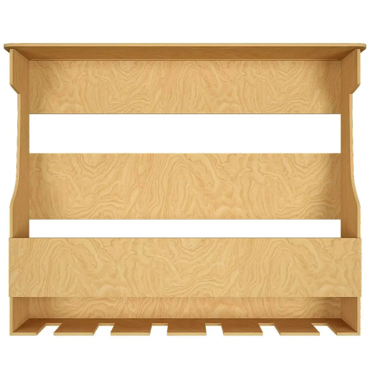 Bar Wall Shelf / Mini Bar Shelf in Light Oak Finish