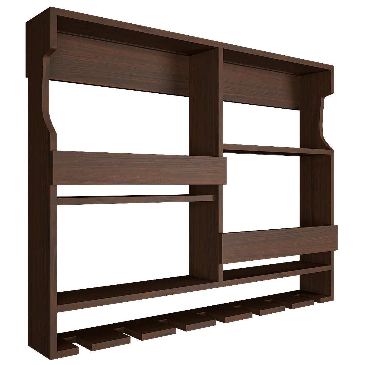 Wooden Mini Bar Shelf