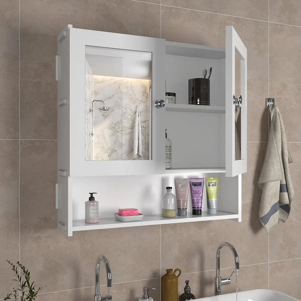 Luxurious Designer Space Saving Bathroom Mirror Cabinet