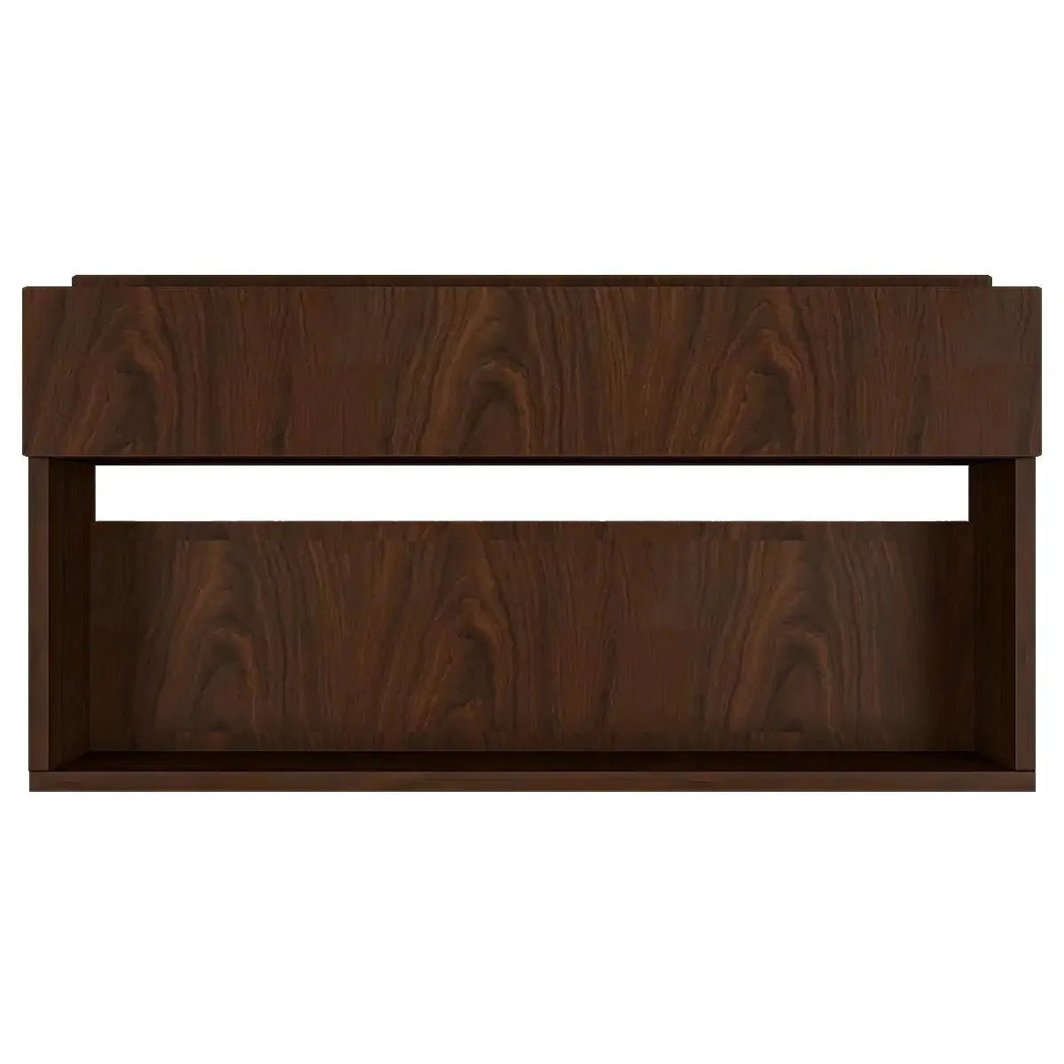 Mini Bar Shelf in Walnut Finish