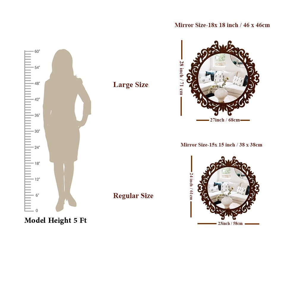 Modern Round Shape Mirror