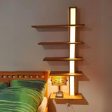 Premium Enchanted Wooden Luminar Wall Shelf
