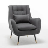  Velvet Sofa Lounge Chair with Cushion
