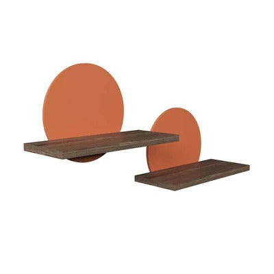 Circle Designer Modern Shelves Set of Two
